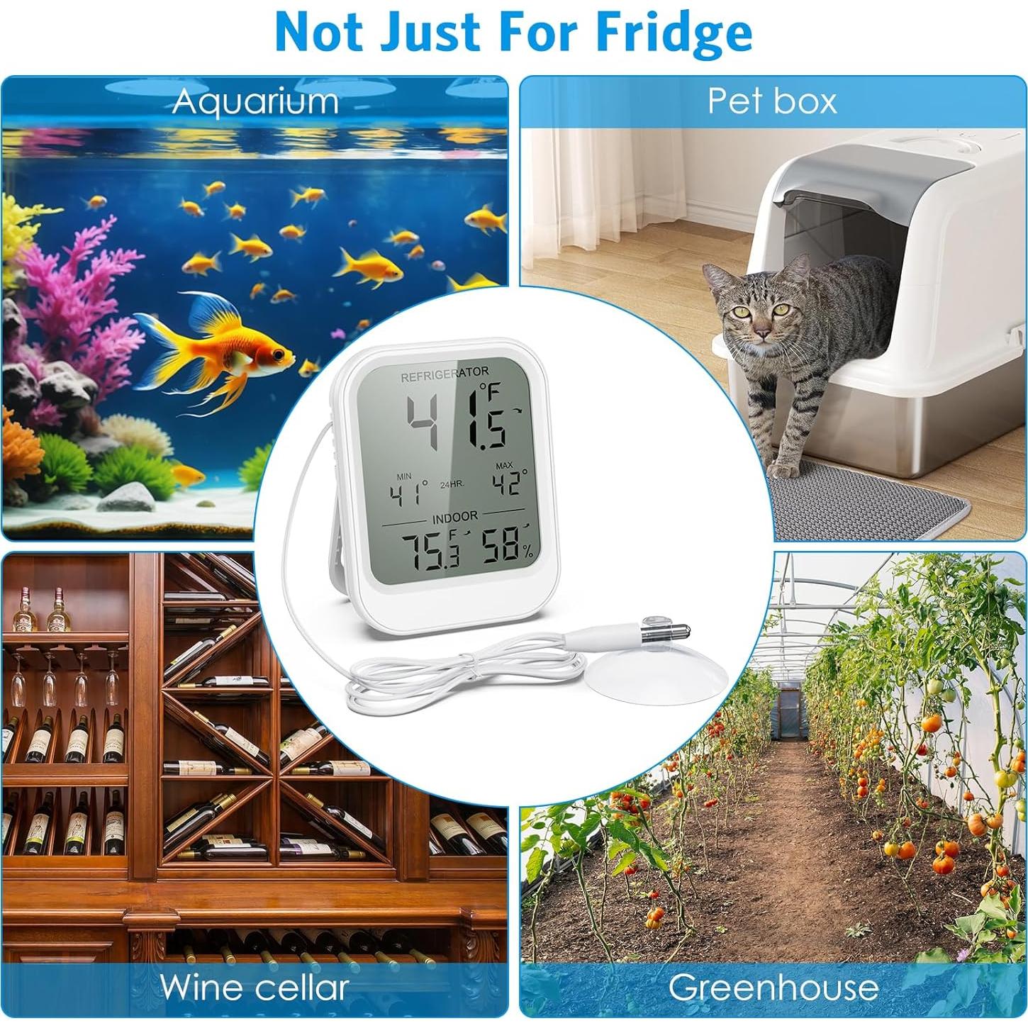 Termómetro Digital AMIR para Refrigerador con Sonda Externa