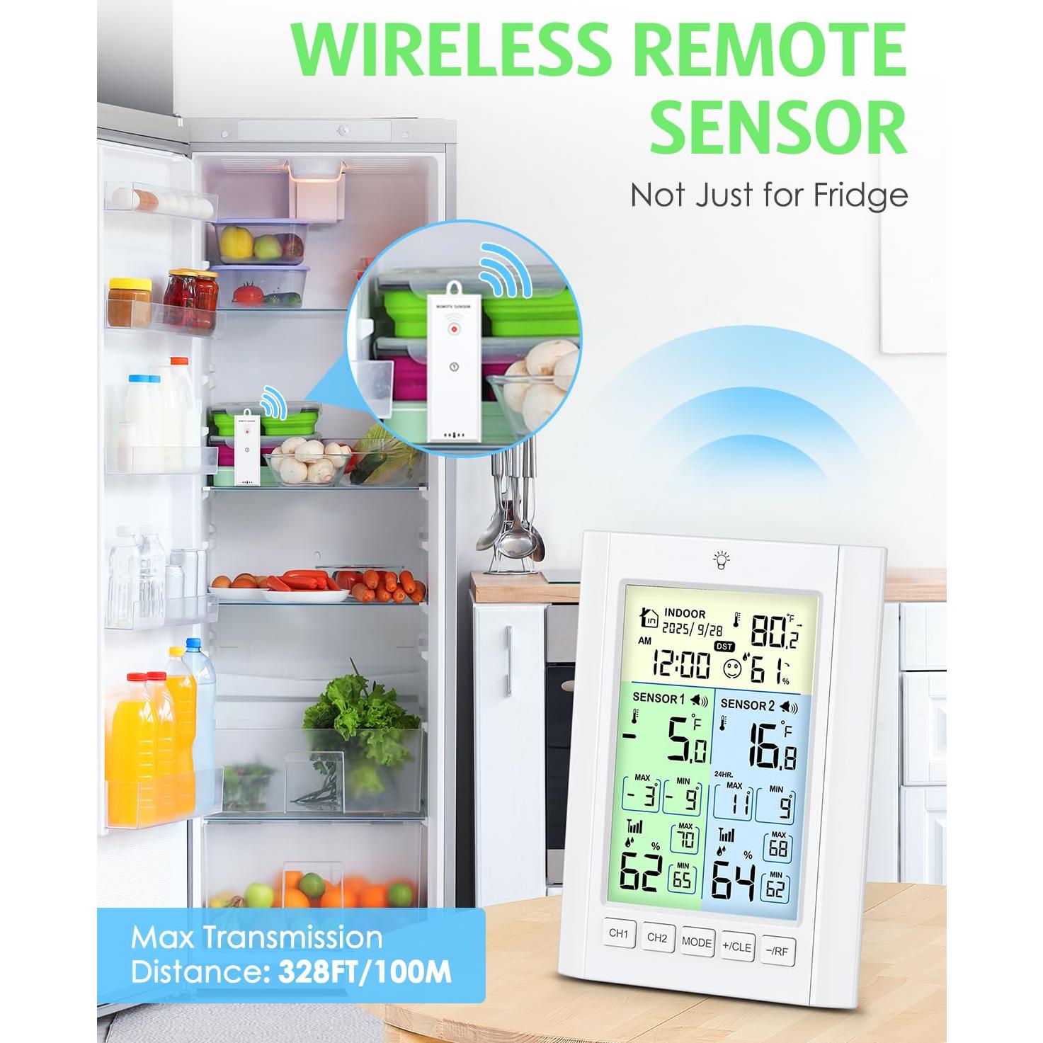 Termómetro Digital Inalámbrico Temracha para Congelador 340g