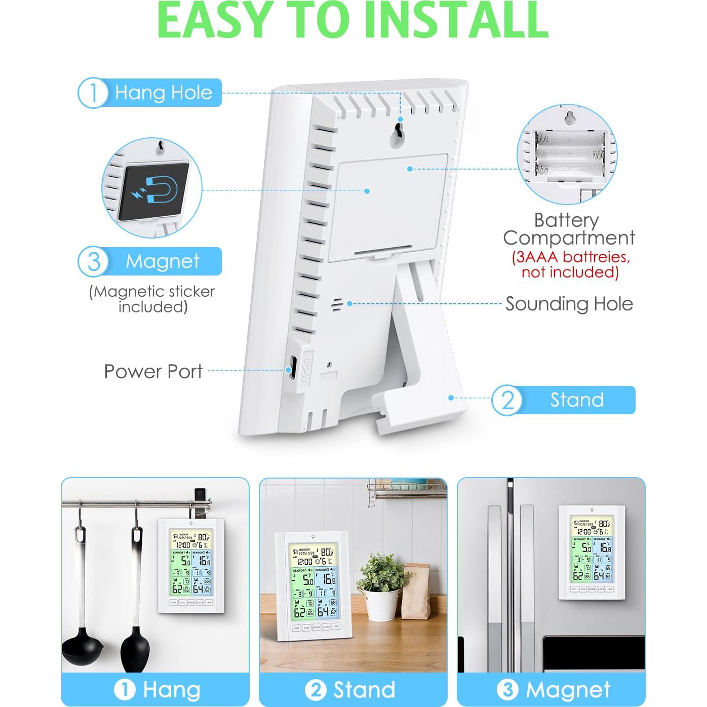 Termómetro Digital Inalámbrico Temracha para Congelador 340g