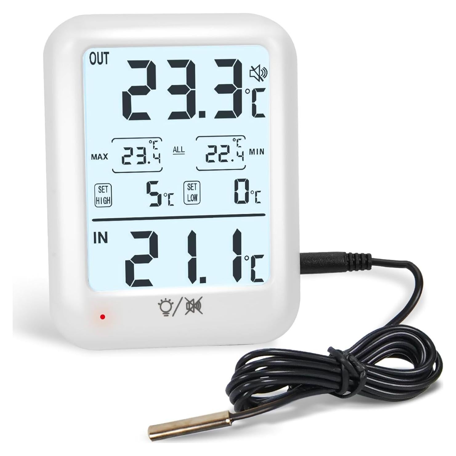 Termómetro Digital LXSZRPH para Refrigerador y Congelador