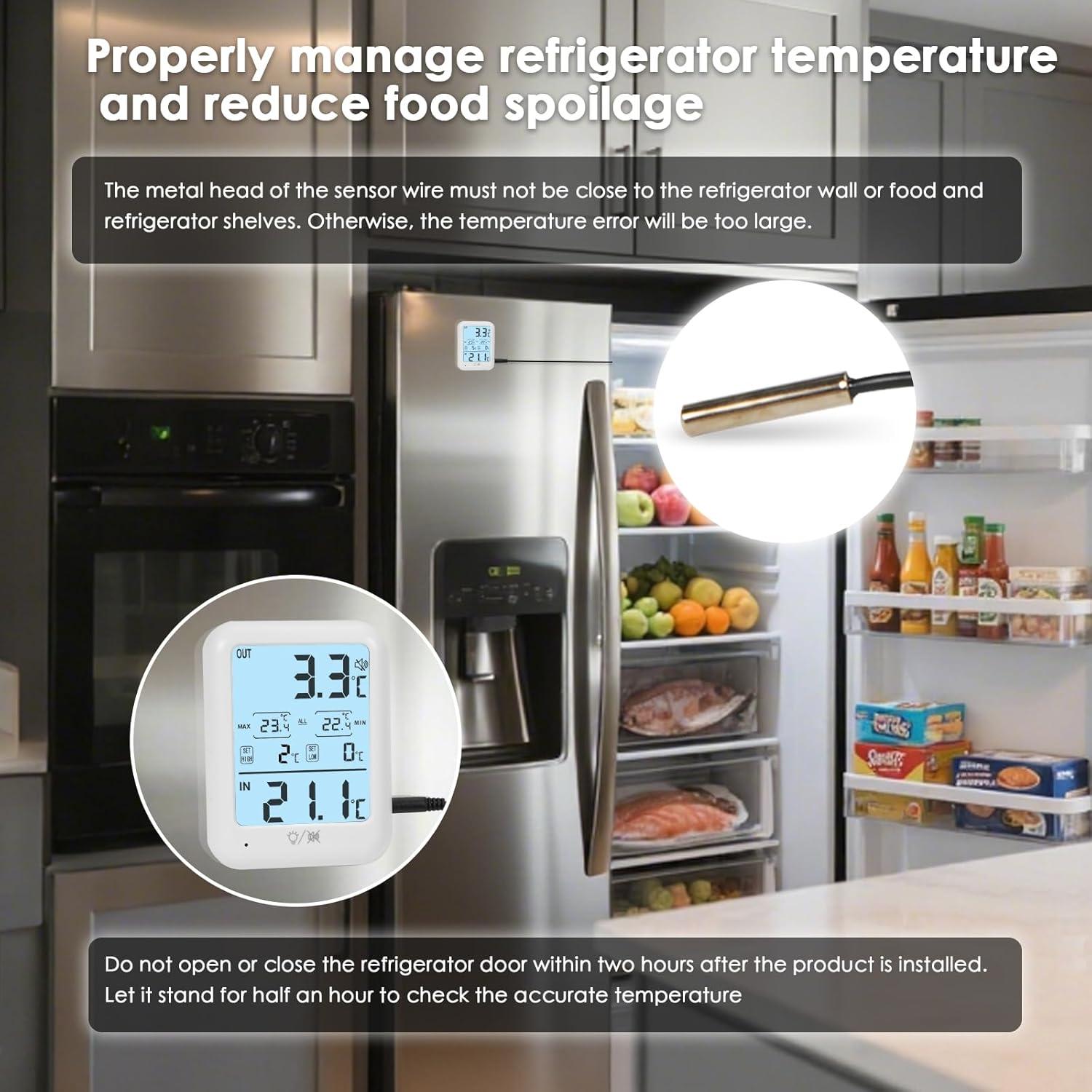 Termómetro Digital LXSZRPH para Refrigerador y Congelador