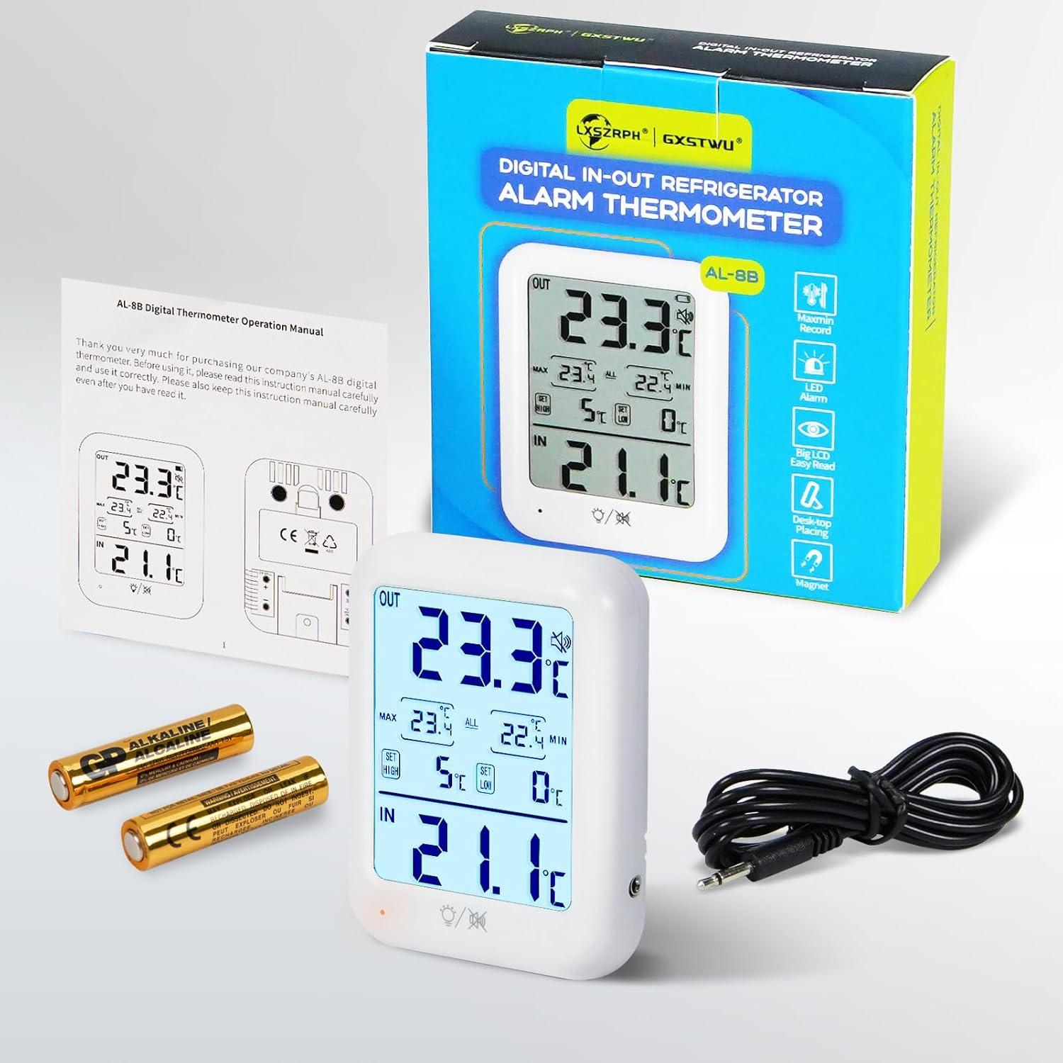 Termómetro Digital LXSZRPH para Refrigerador y Congelador