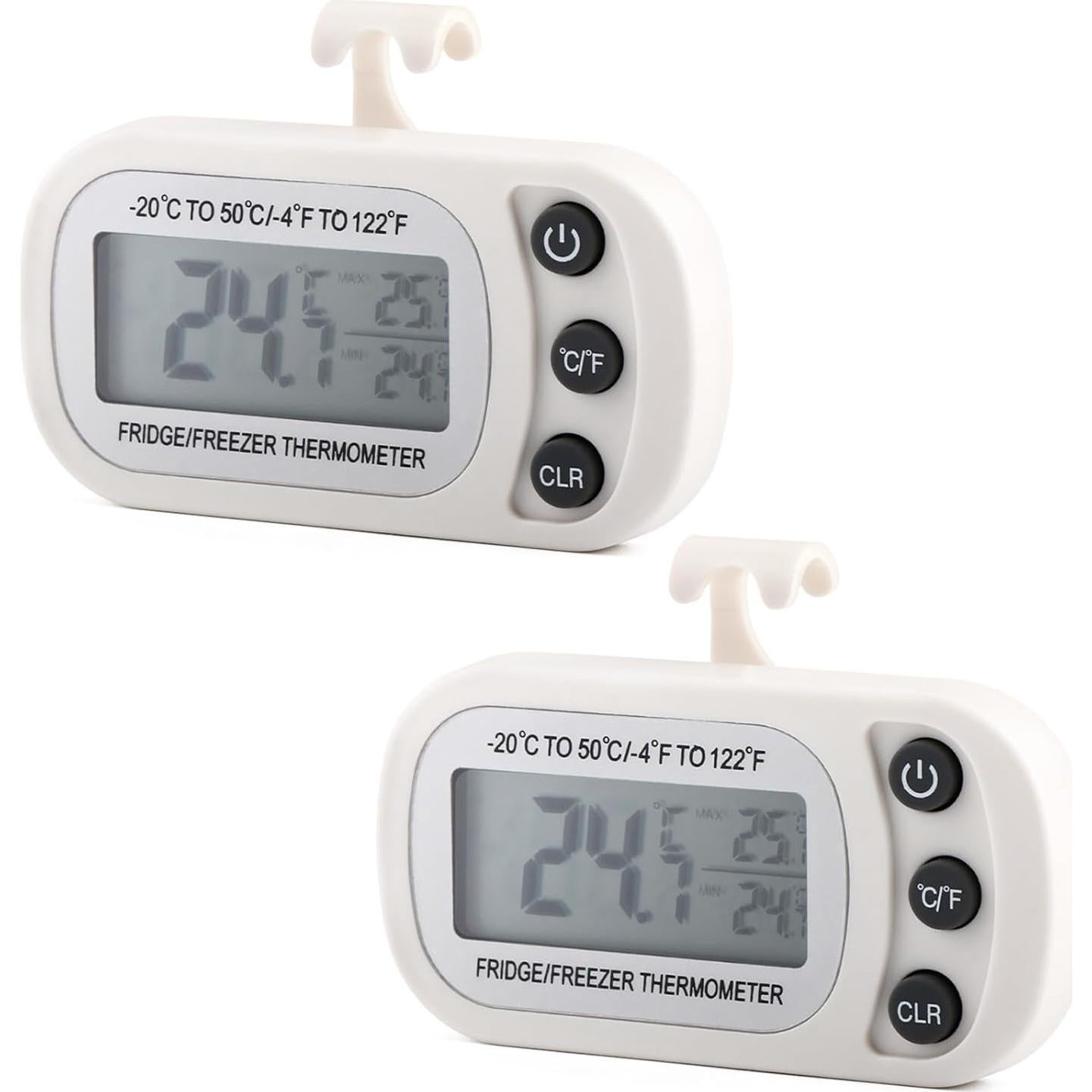 Termómetro Digital Impermeable Restynic - 2 Paquetes, -20°C a 50°C