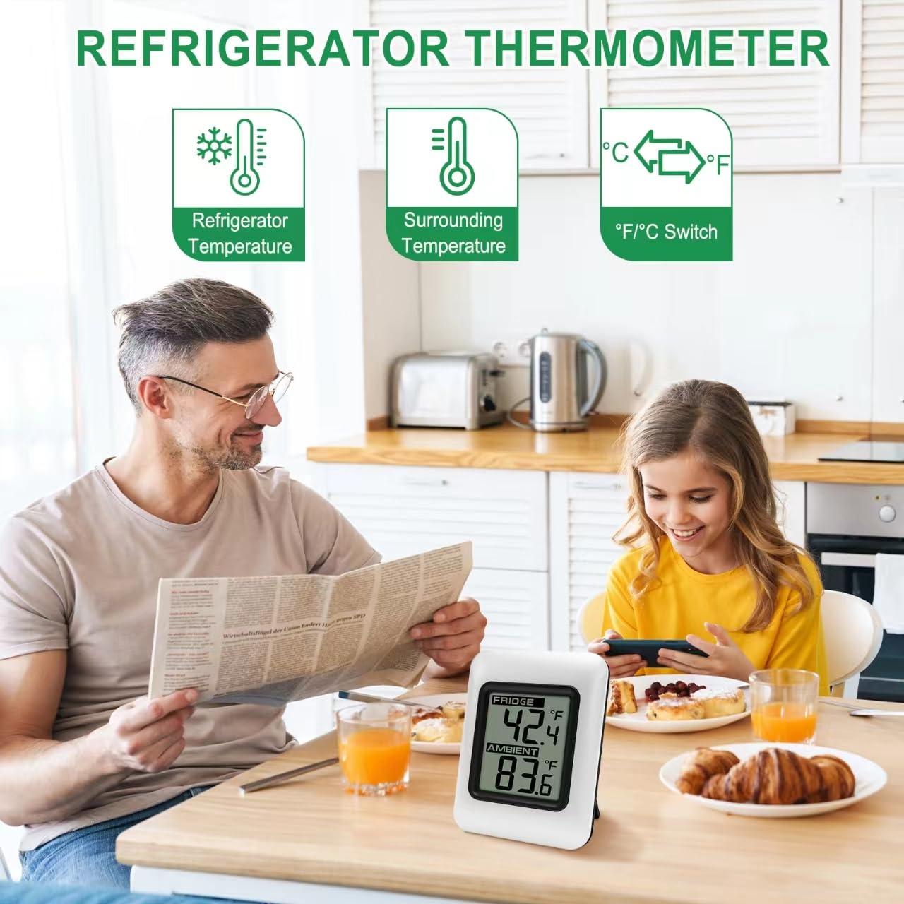 Termómetro Inalámbrico Urageuxy para Refrigerador y Congelador