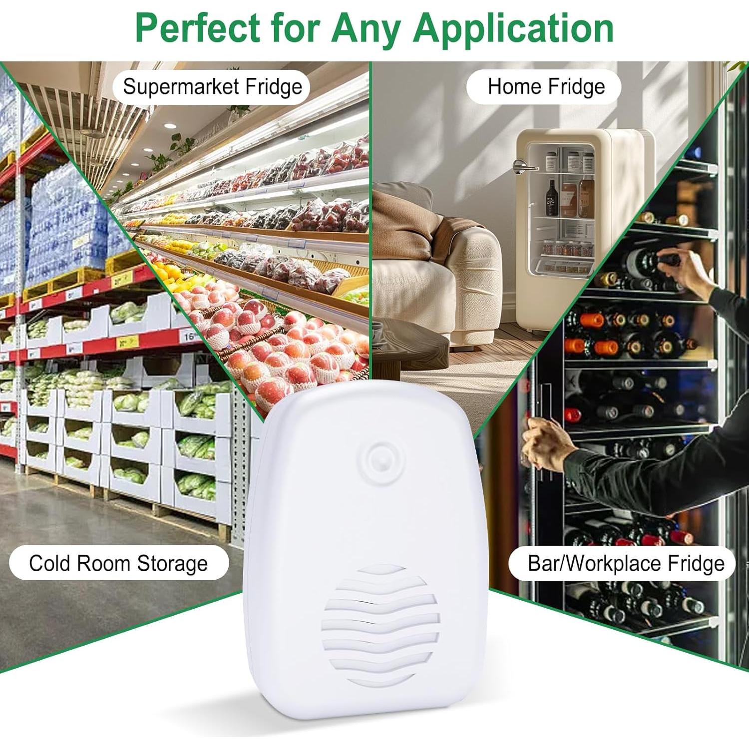 Termómetro Inalámbrico Urageuxy para Refrigerador y Congelador