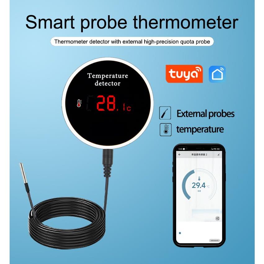 Termómetro Digital WiFi PHOVOLT para Refrigerador y Acuario