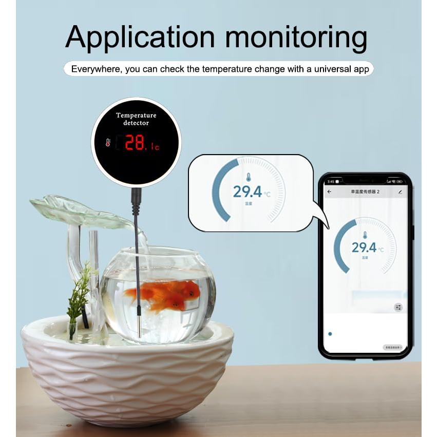 Termómetro Digital WiFi PHOVOLT para Refrigerador y Acuario