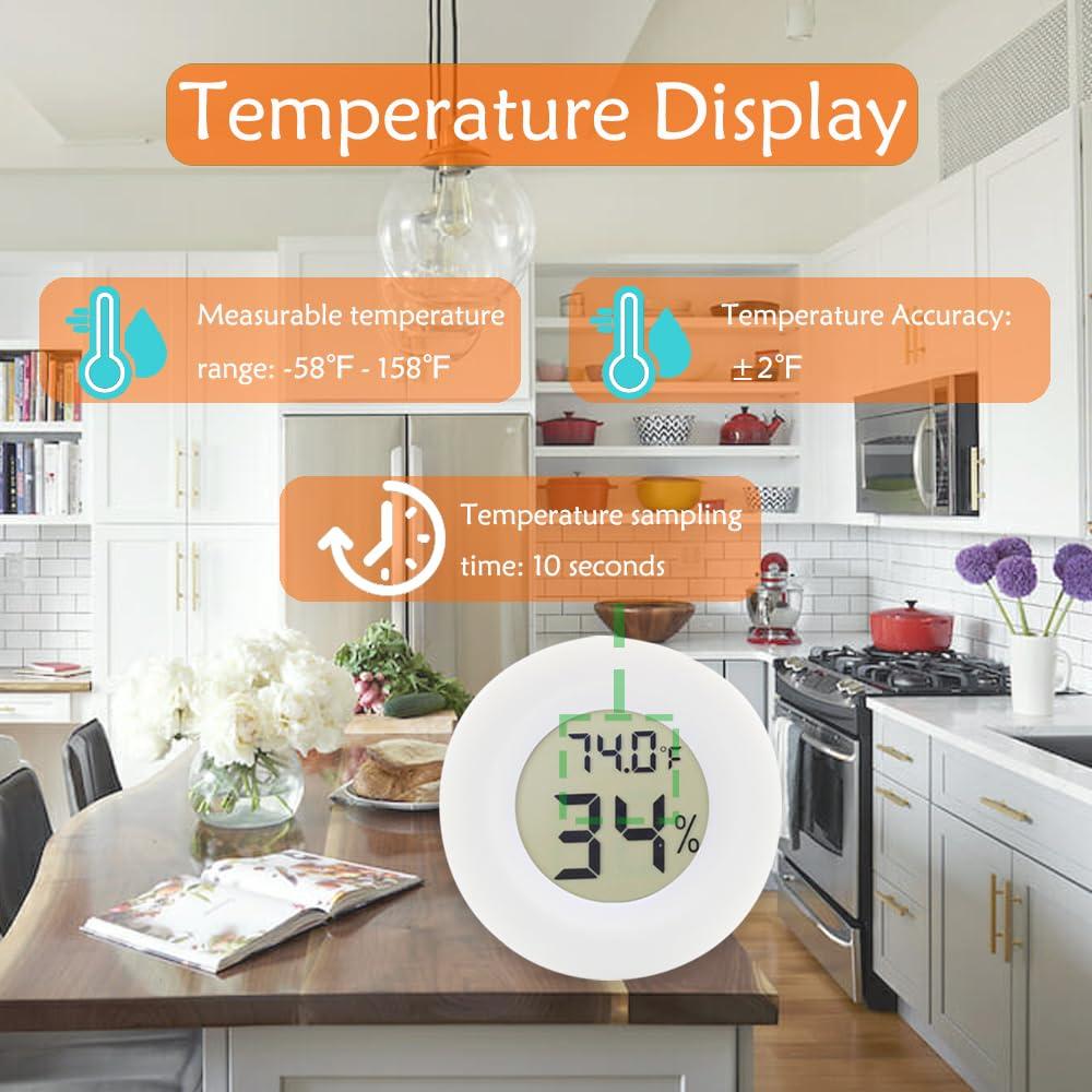 Termómetro Digital Mini Rojuna Ro-201, Paquete de 3, LCD