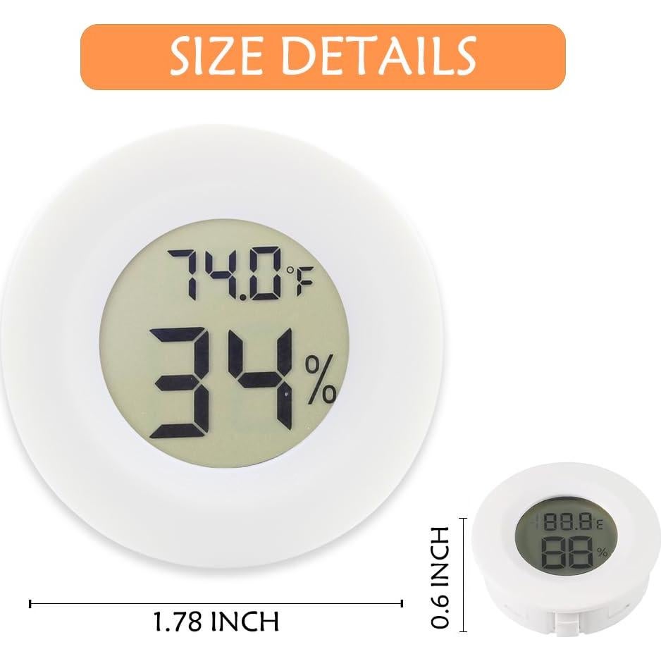 Termómetro Digital Mini Rojuna Ro-201, Paquete de 3, LCD