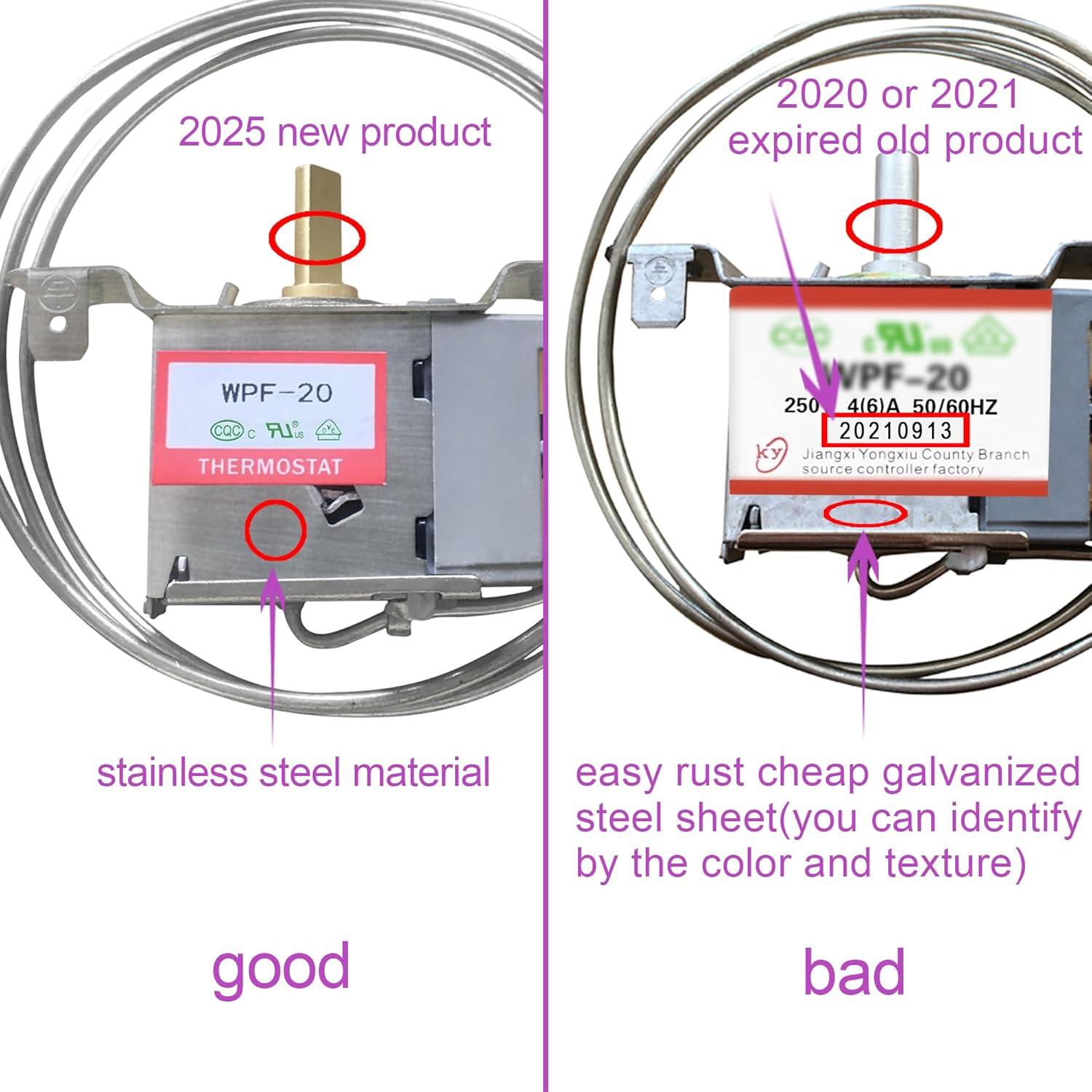 Termostato Universal Shyly WPF-20 para Refrigerador -20°C a -3°C