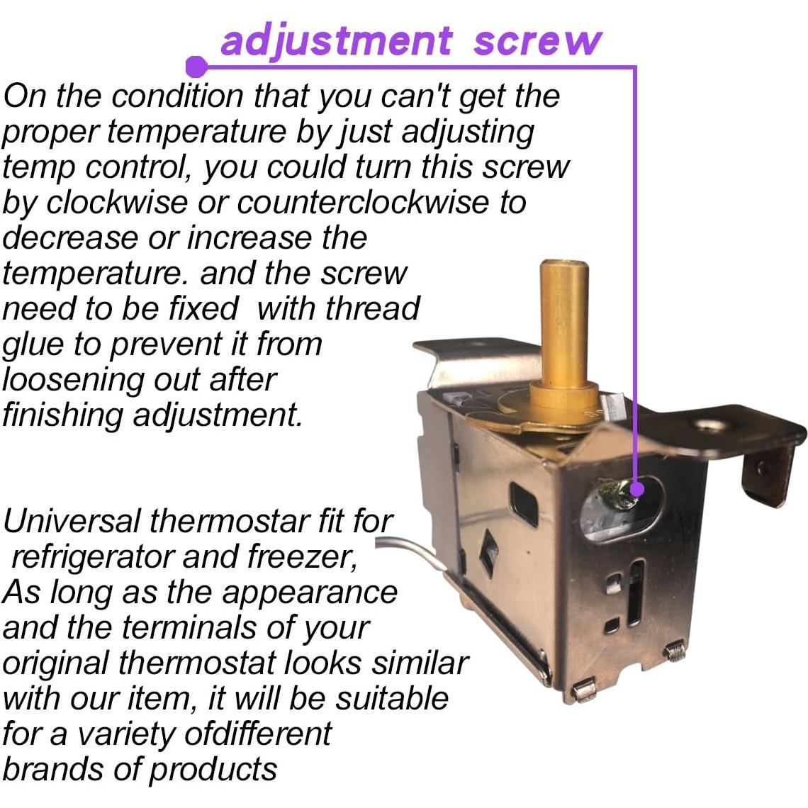 Termostato Universal Shyly WPF-20 para Refrigerador -20°C a -3°C