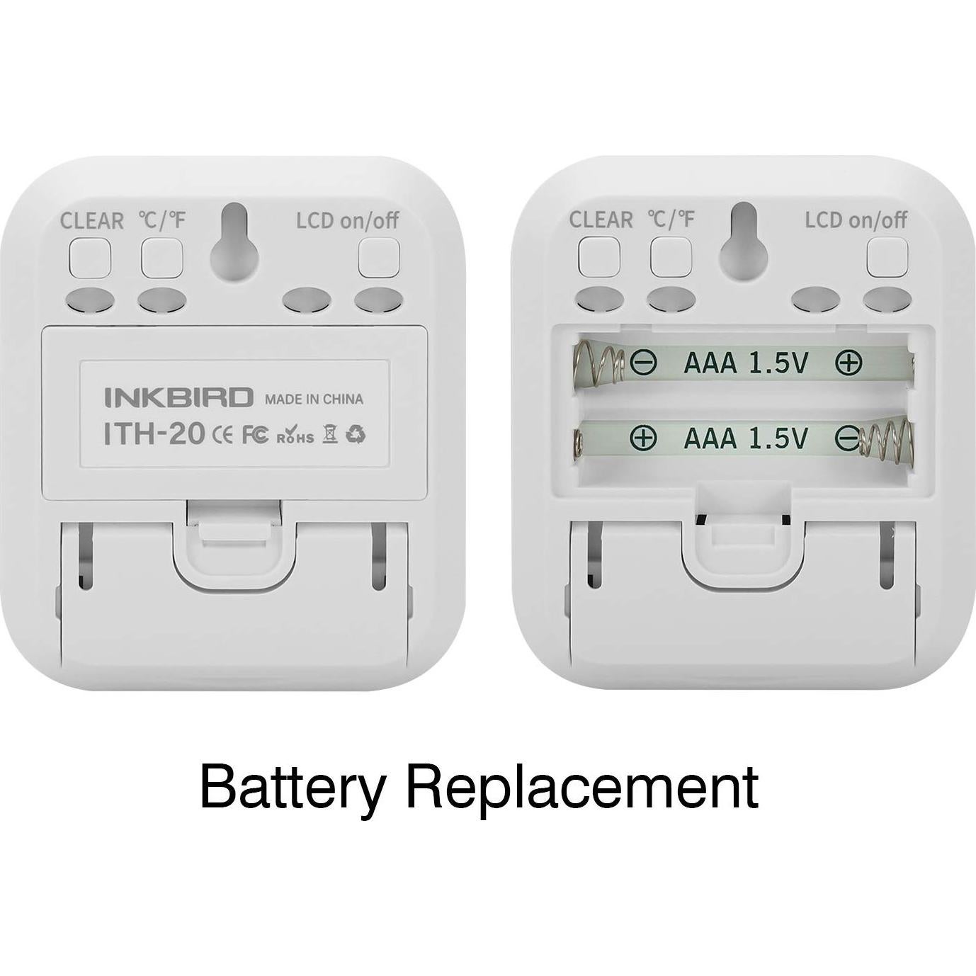 Termómetro Digital Inkbird ITH-20 con Higrómetro Interior