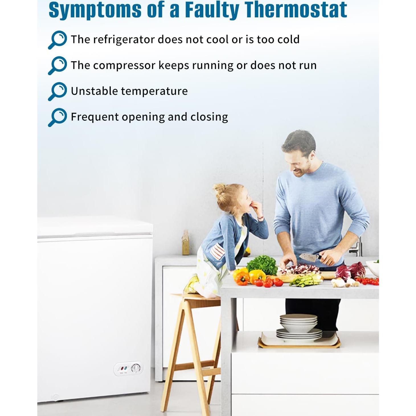 Termostato de Control de Temperatura Sfgallop para Refrigerador