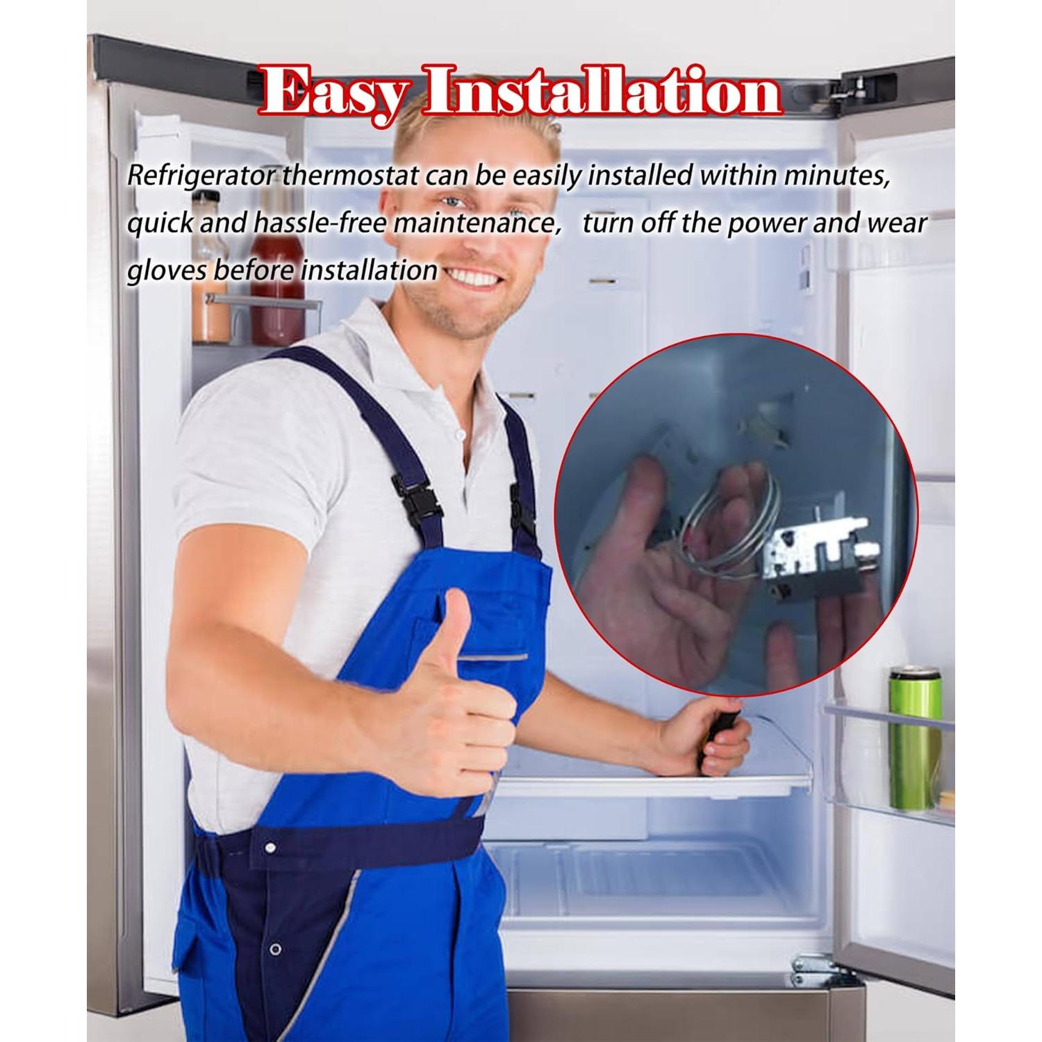 Termostato Universal AWTURBO WPF28E-EX para Congelador Horizontal