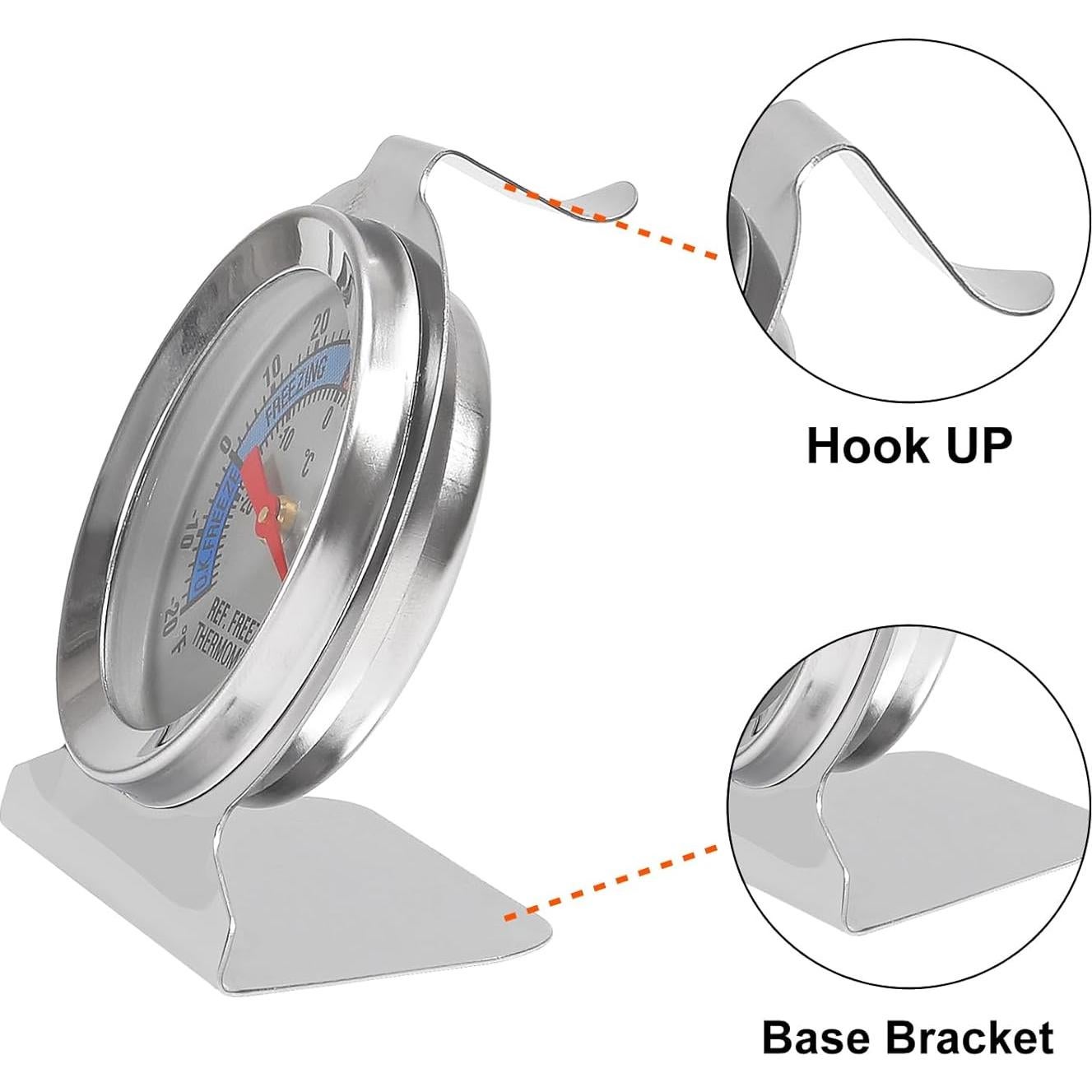 Termómetro de Refrigerador Analógico ACEIRMC 10pcs -30 a 30 °C