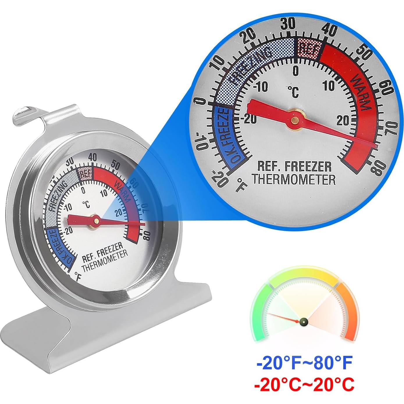 Termómetro de Refrigerador Analógico ACEIRMC 10pcs -30 a 30 °C