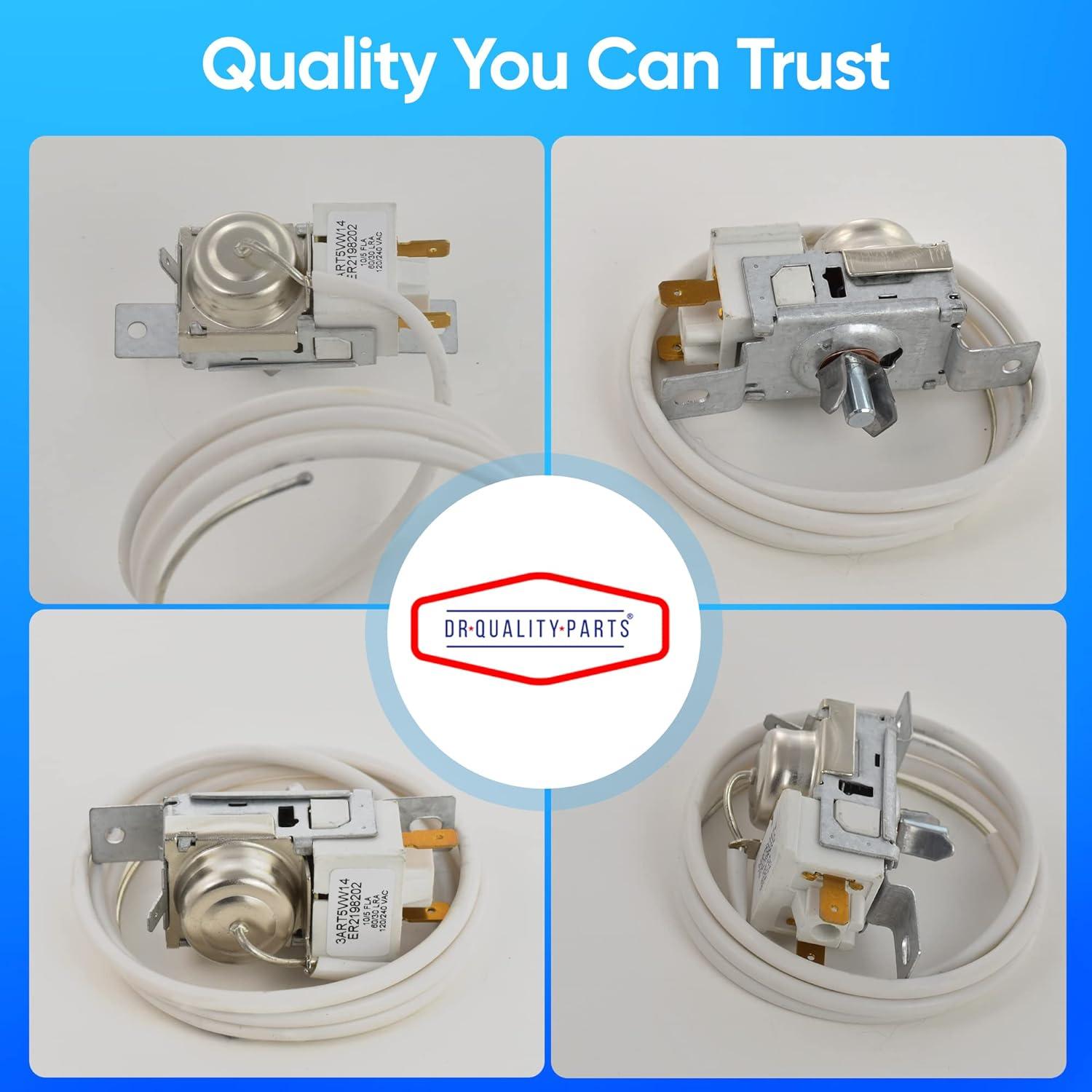 Termostato de Control Frío 2198202 para Refrigerador Whirlpool