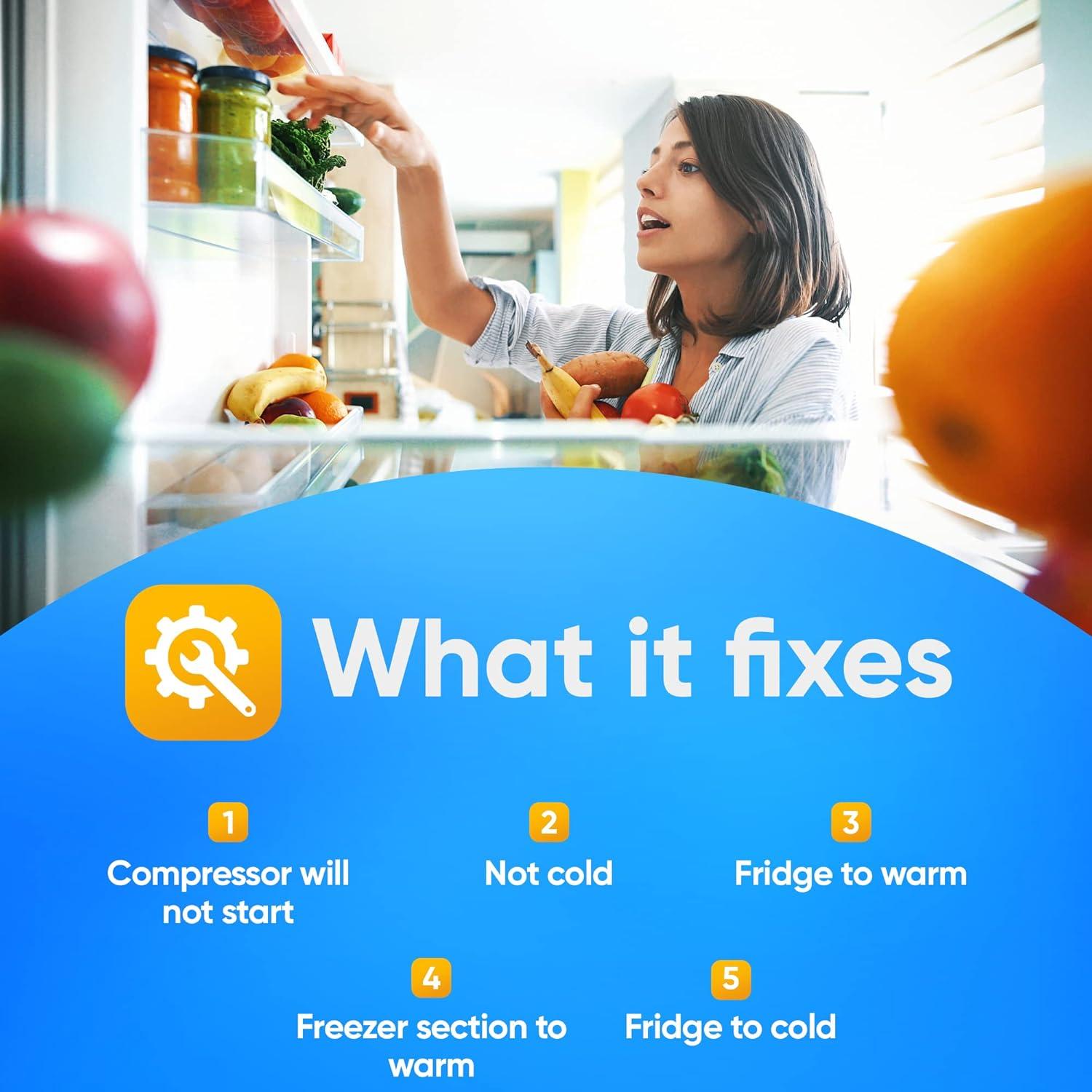 Termostato de Control Frío 2198202 para Refrigerador Whirlpool