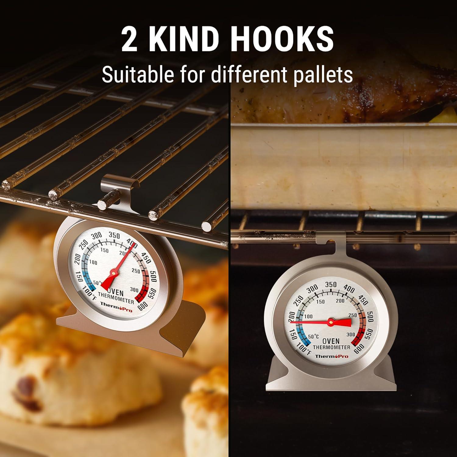 Termómetro de horno ThermoPro 2-Pack acero inoxidable 50-300°C