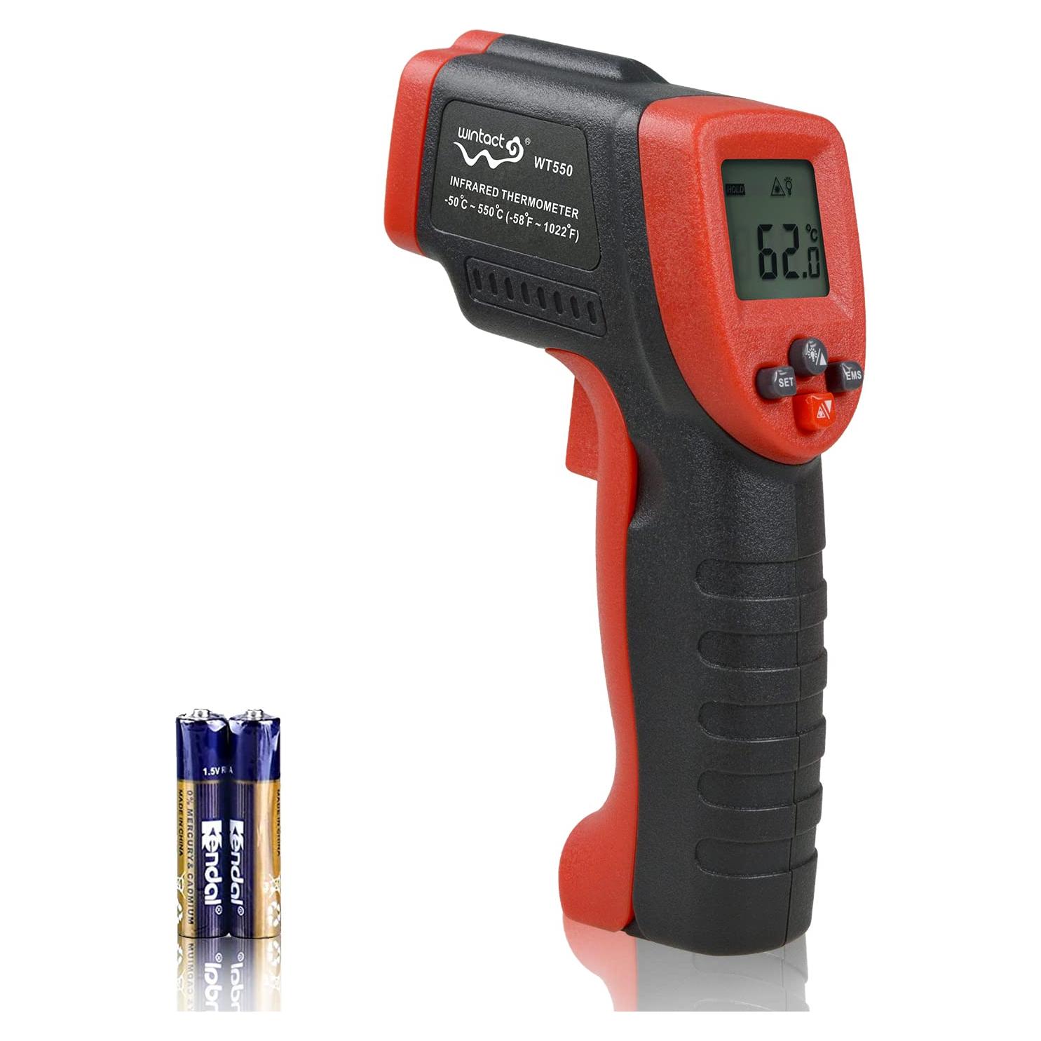 Termómetro Infrarrojo Wintact WT550 Digital Sin Contacto -50°C a 550°C