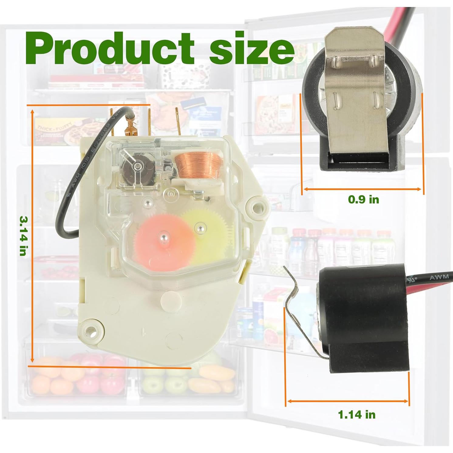 Kit de Reemplazo Termostato y Temporizador BOSHCHEN para Refrigeradores