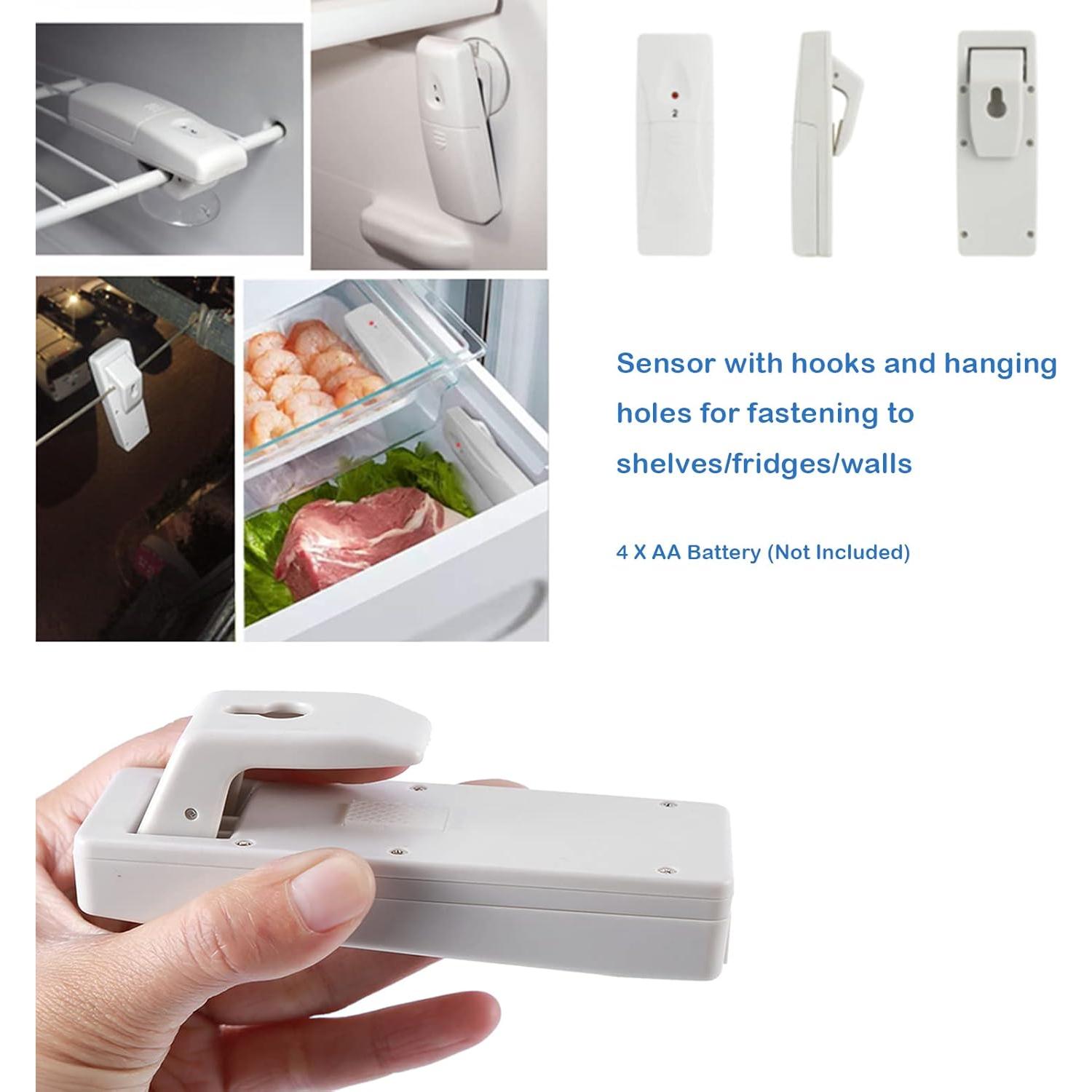 Termómetro Digital para Refrigerador Eboxer con Alarma y 2 Sensores