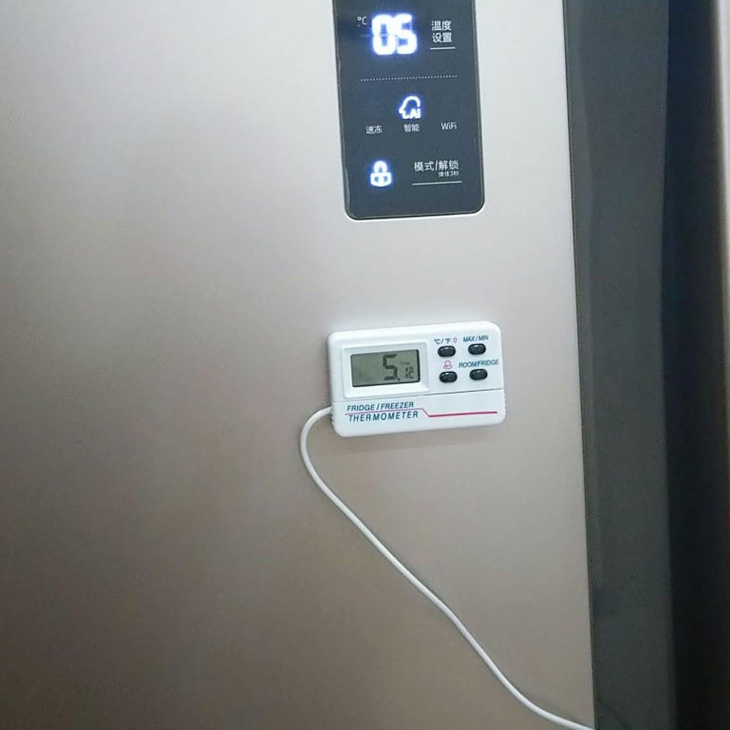 Termómetro Digital Mini Cherjoury para Refrigerador -50 a 70°C