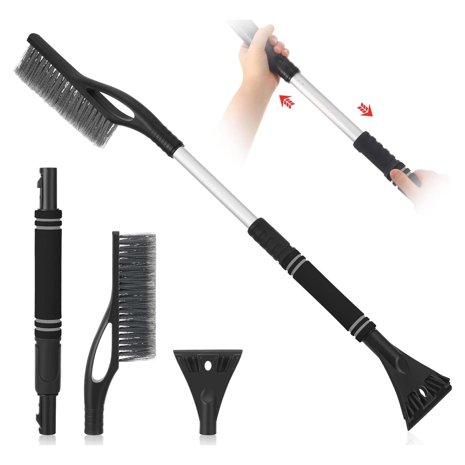 Cepillo de Nieve Retráctil Leriton 68-83 cm con Raspador