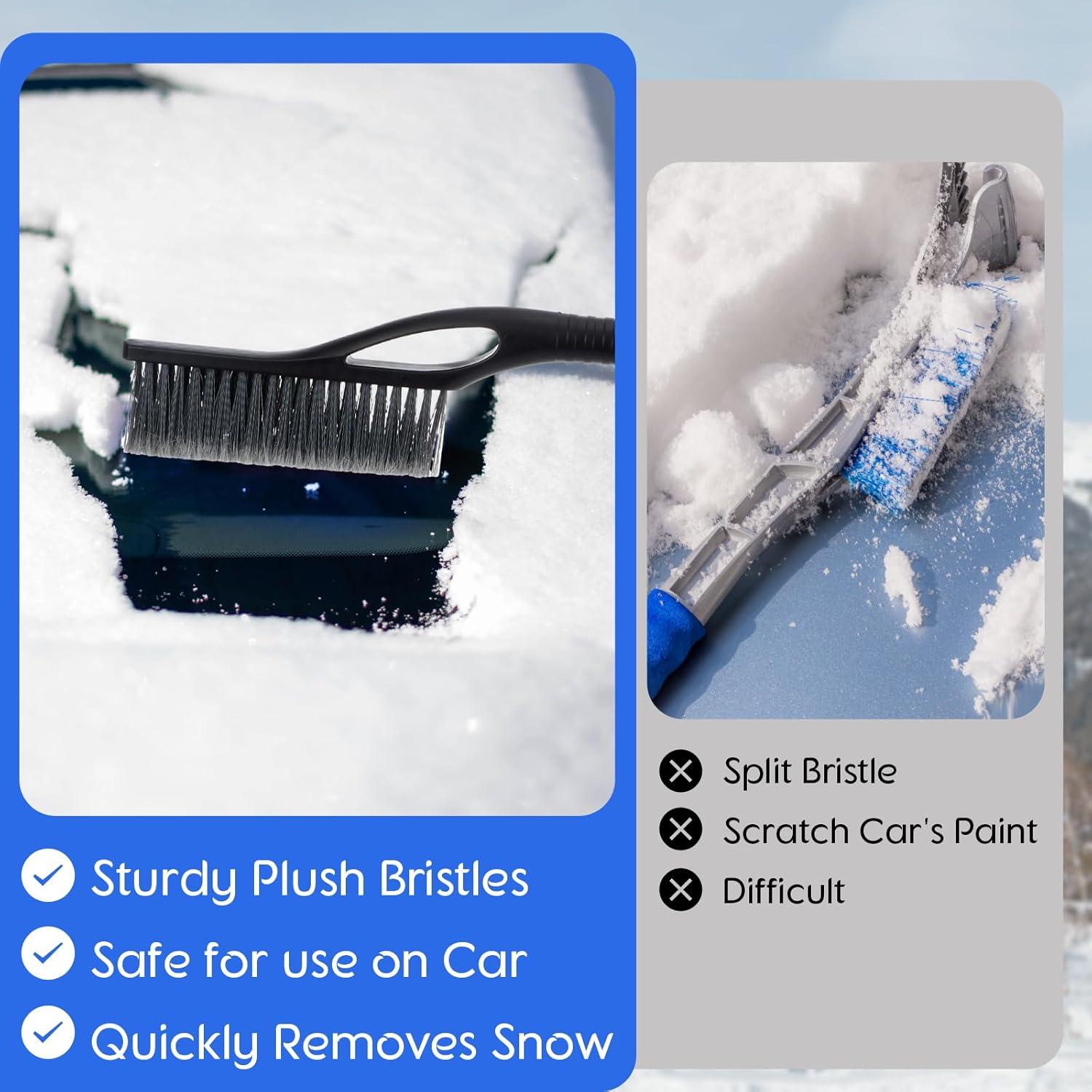 Cepillo de Nieve Retráctil Leriton 68-83 cm con Raspador