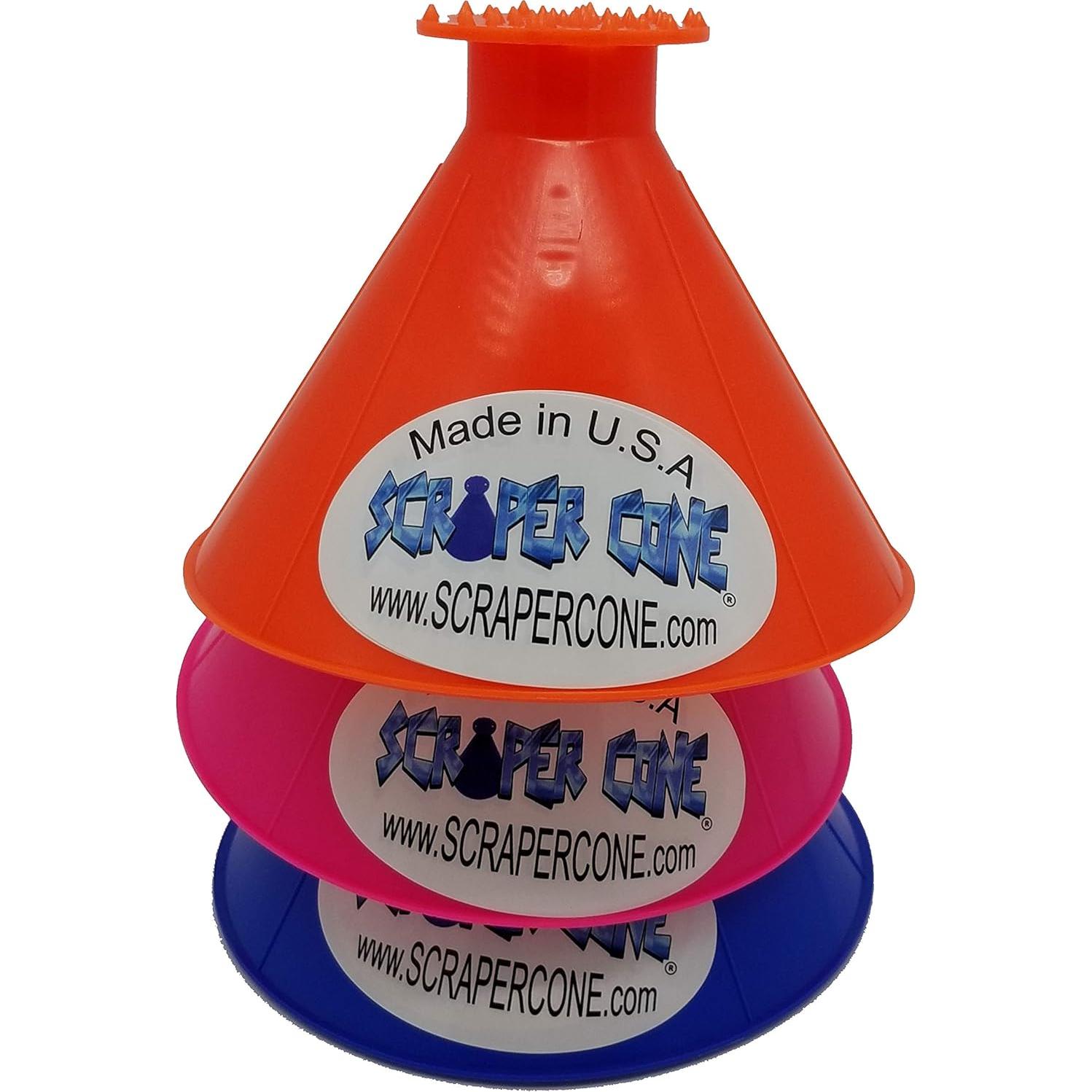 Raspador de Hielo SCRAPER CONE 3 Pack Hecho en EE. UU.