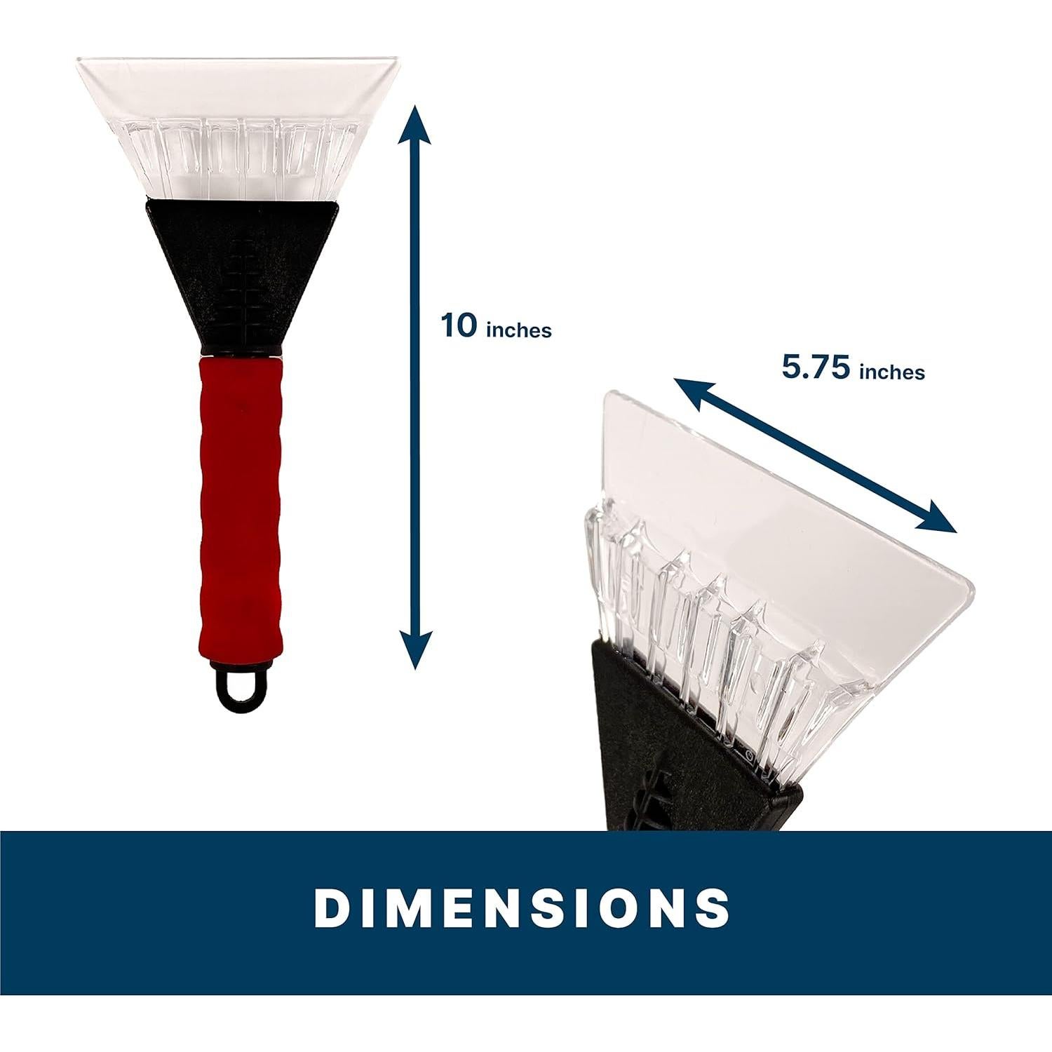 Raspador de Hielo Teal Turtle 25.4 cm para Coche