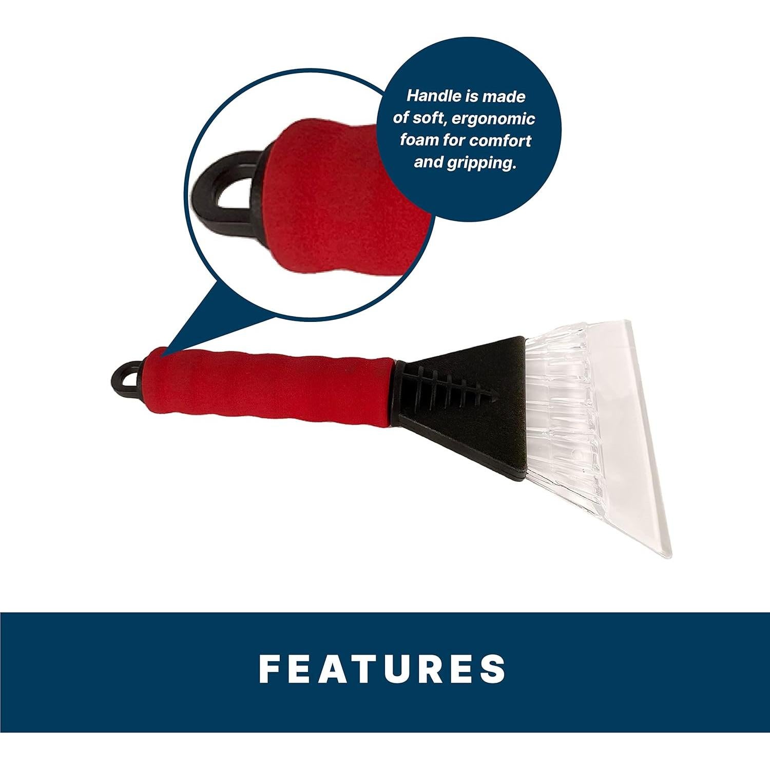 Raspador de Hielo Teal Turtle 25.4 cm para Coche