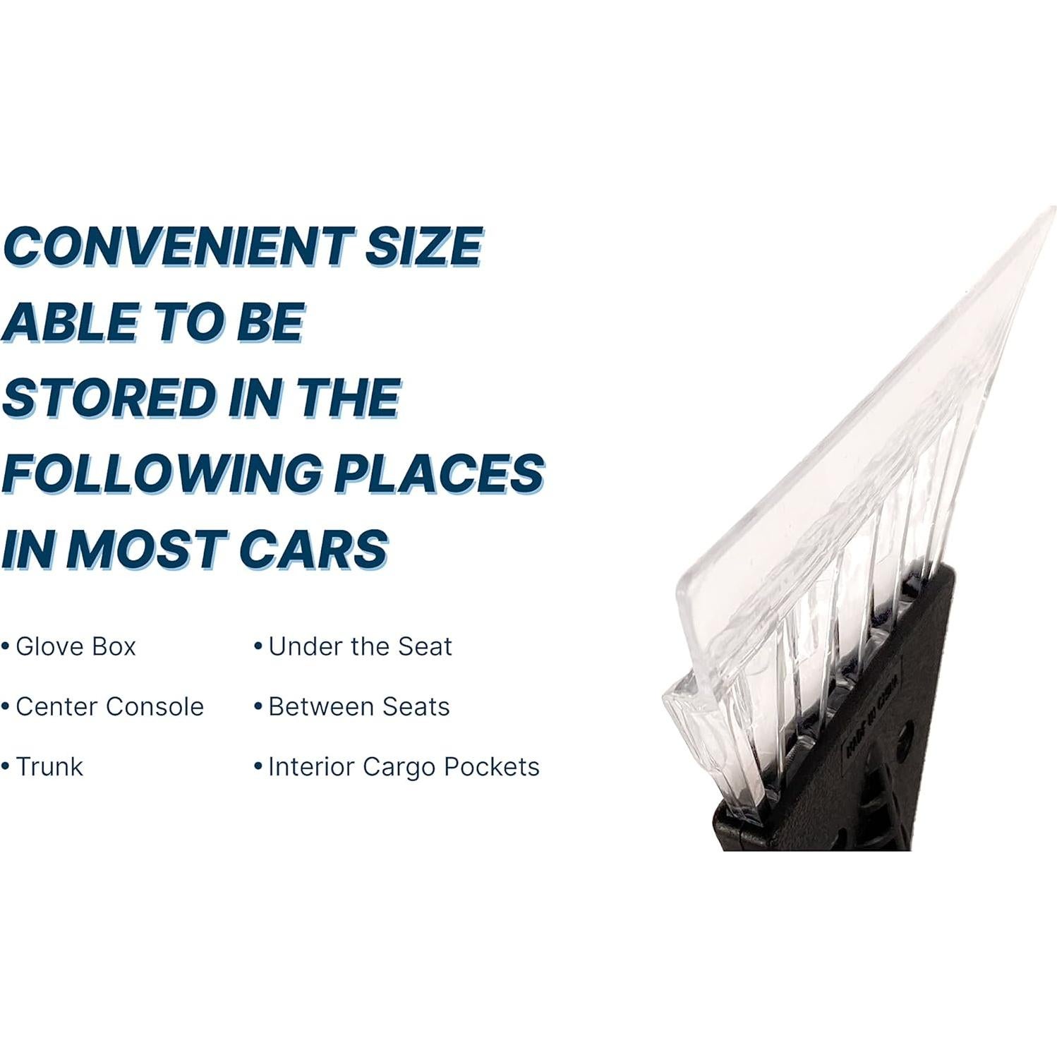 Raspador de Hielo Teal Turtle 25.4 cm para Coche