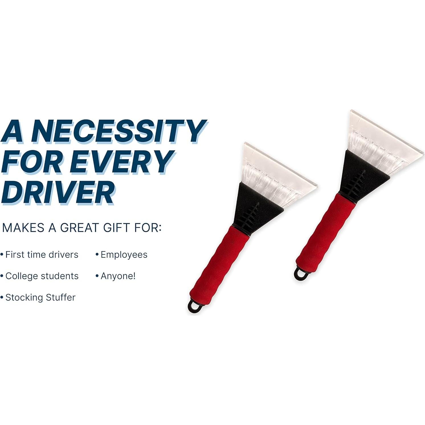 Raspador de Hielo Teal Turtle 25.4 cm para Coche