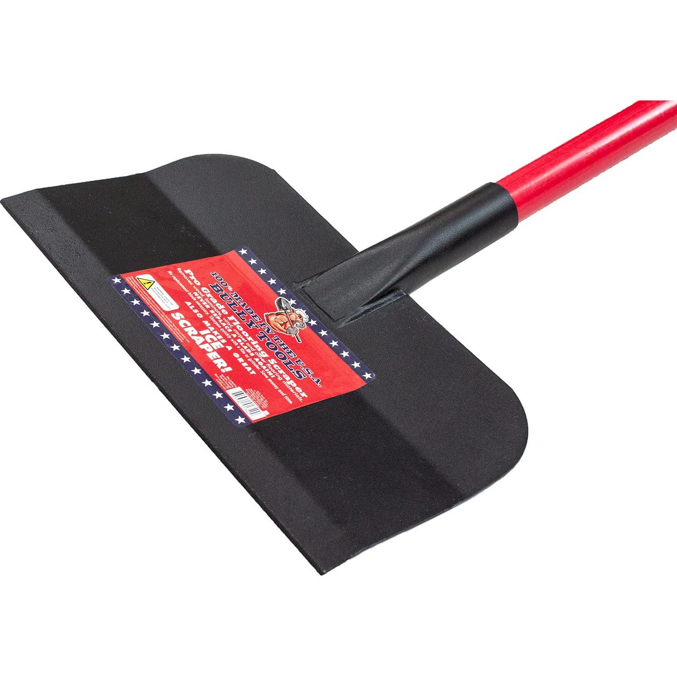 Raspador de Piso Bully Tools 91340 con Mango de Fibra de Vidrio