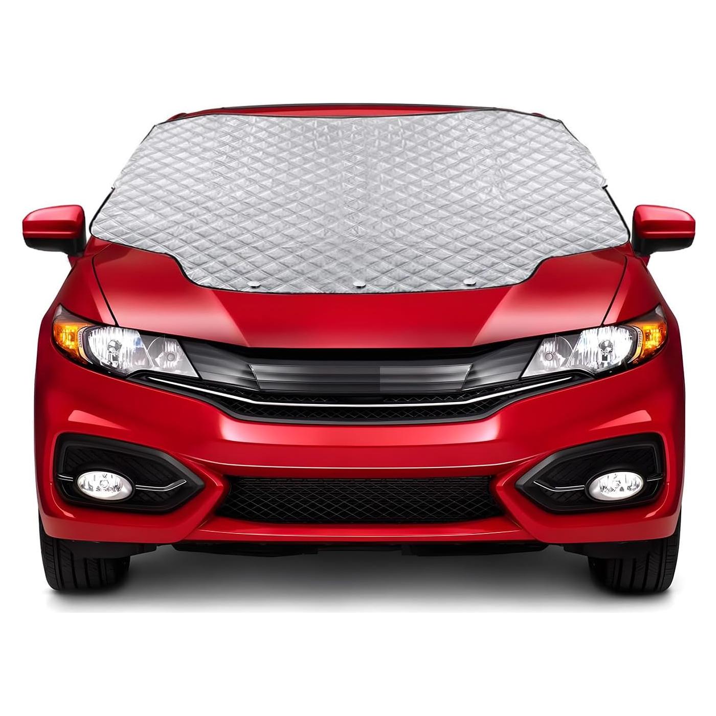 Cubierta de Nieve para Parabrisas Gintenco XL, 4 Capas, Magnética