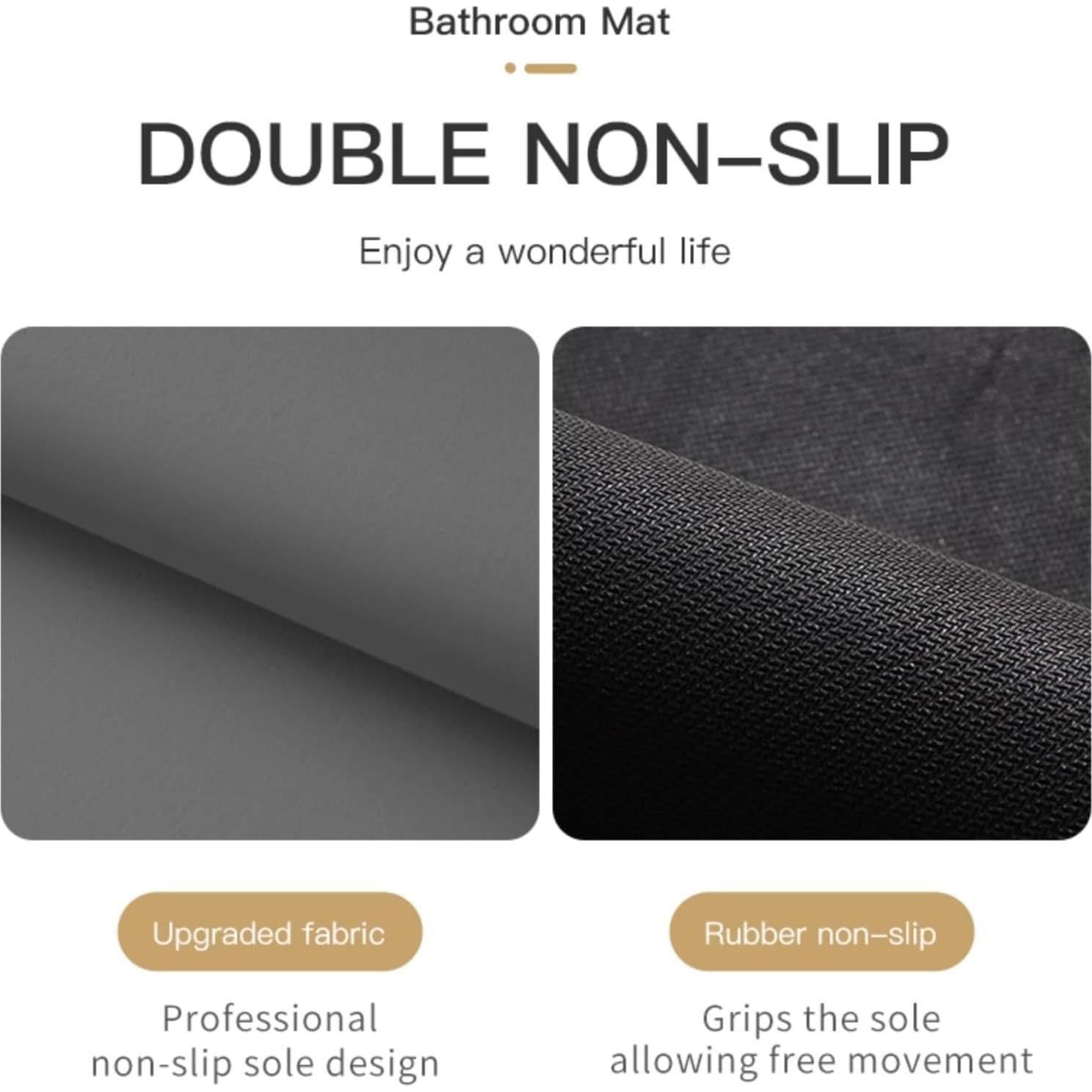 Alfombrilla Absorbente Antideslizante BANEBOR 78.74x30.48cm Gris