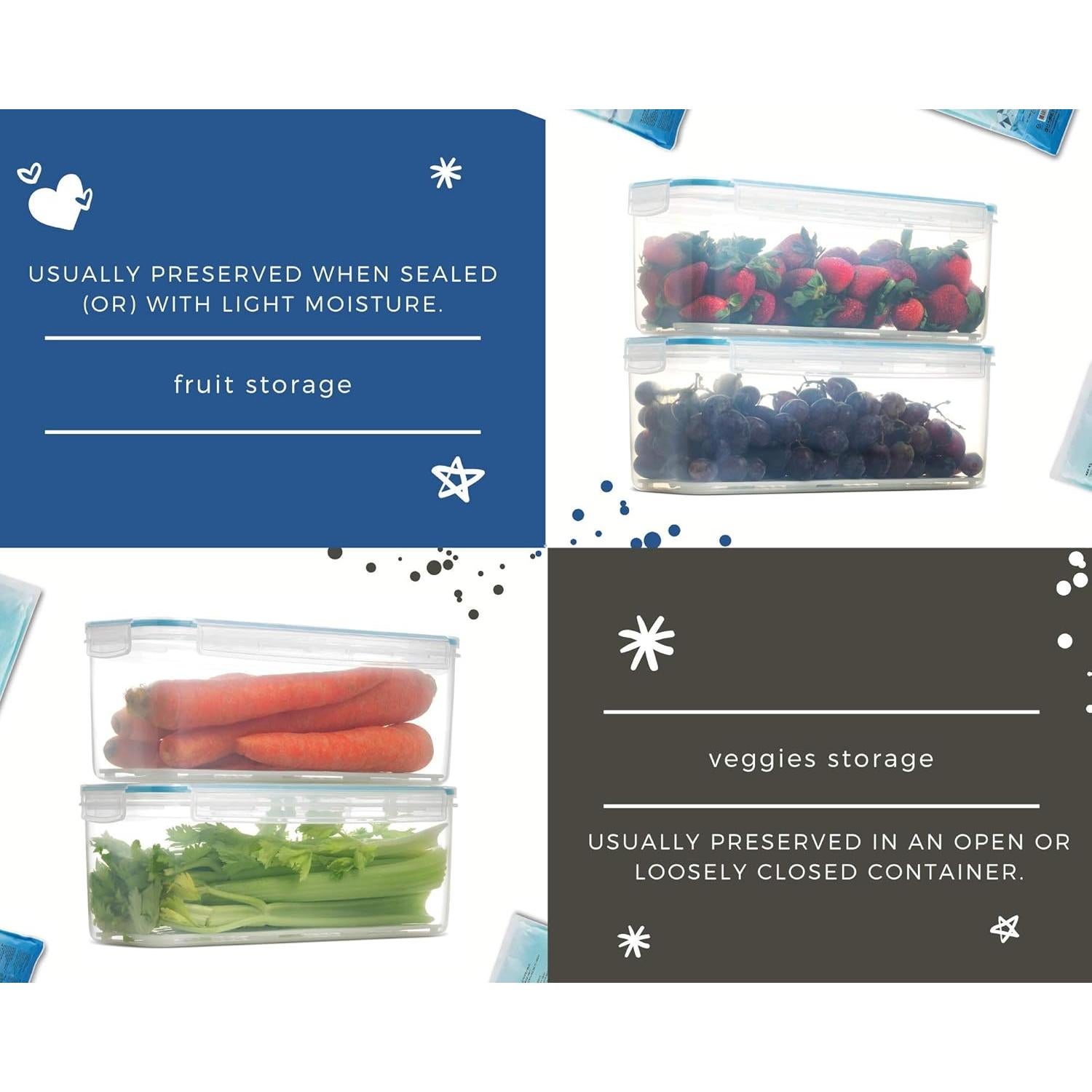 Contenedores de Almacenamiento Komax Biokips 2-Pack 3482 ml