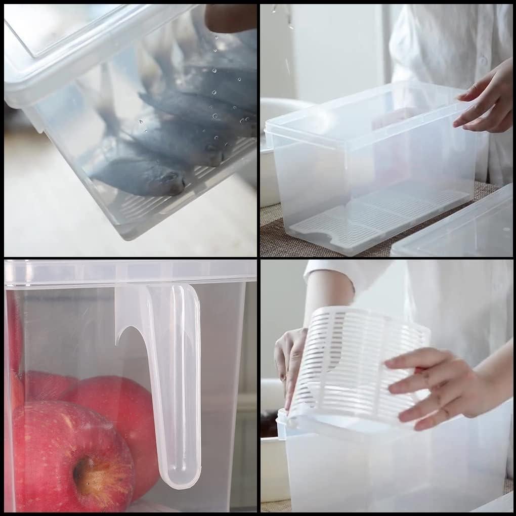 Contenedores Apilables Sooyee 5L con Bandeja Drenaje - 4 Unidades