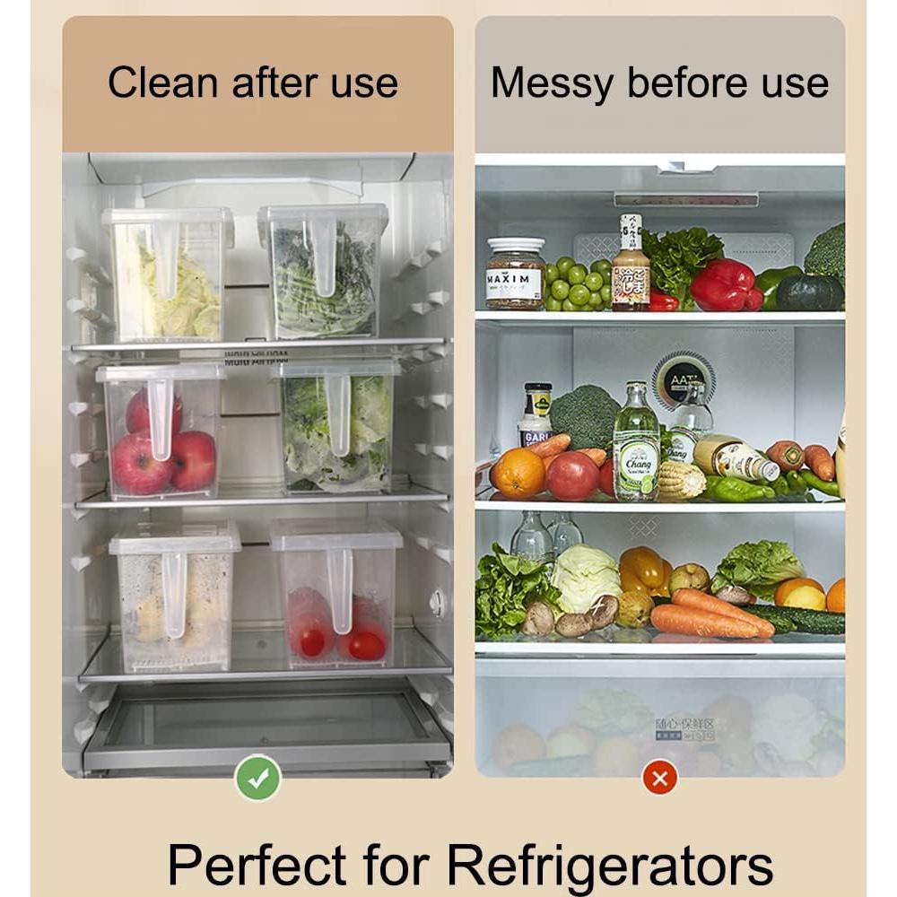 Contenedores Apilables Sooyee 5L con Bandeja Drenaje - 4 Unidades