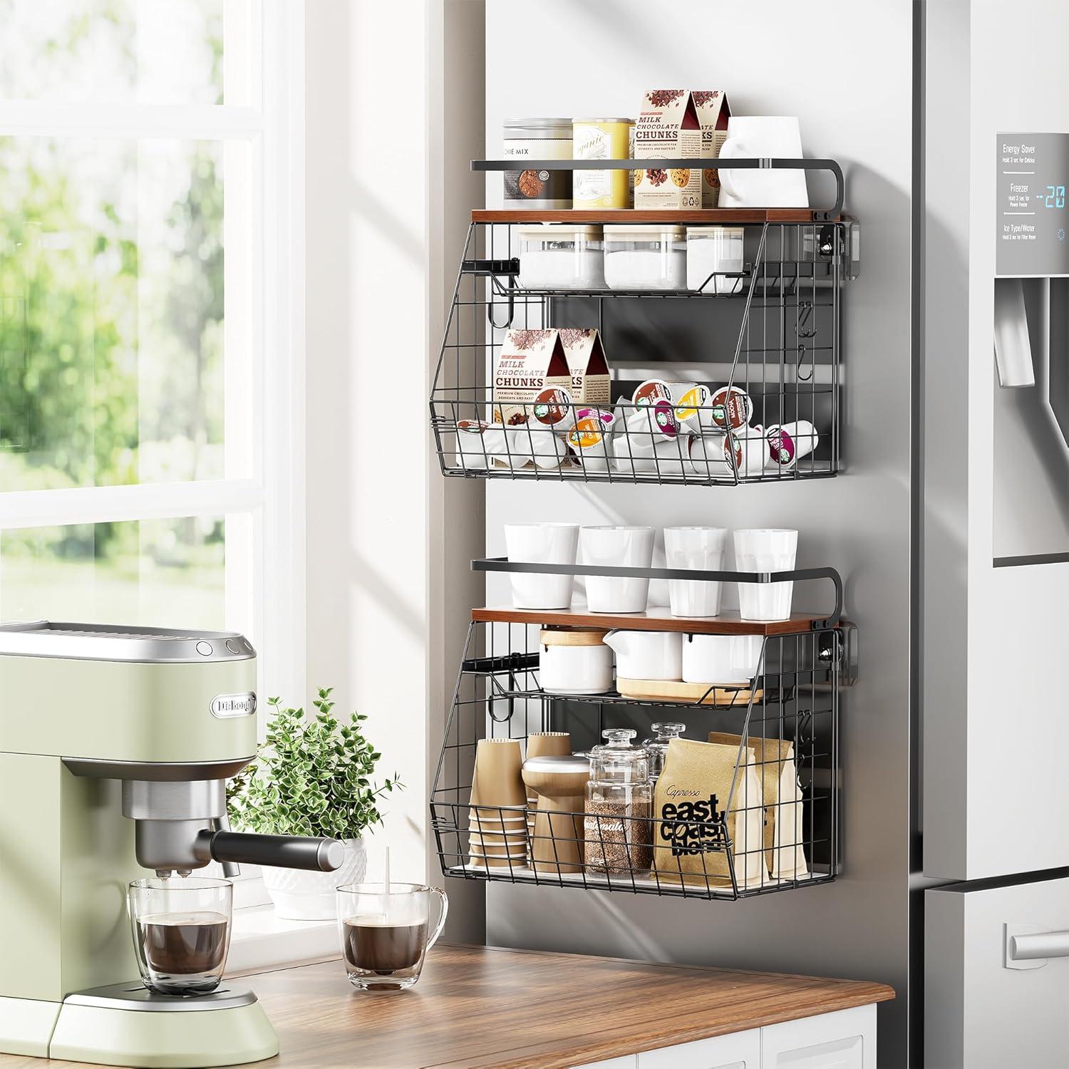 Estante Magnético Delamu para Nevera 3 Niveles 35x17x29.5cm