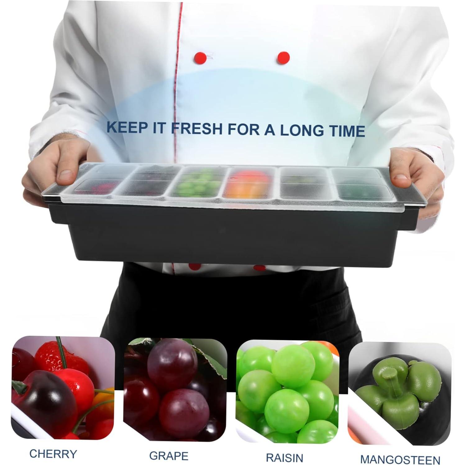 Contenedor de Almacenamiento de Frutas Ciieeo 49.5x16cm