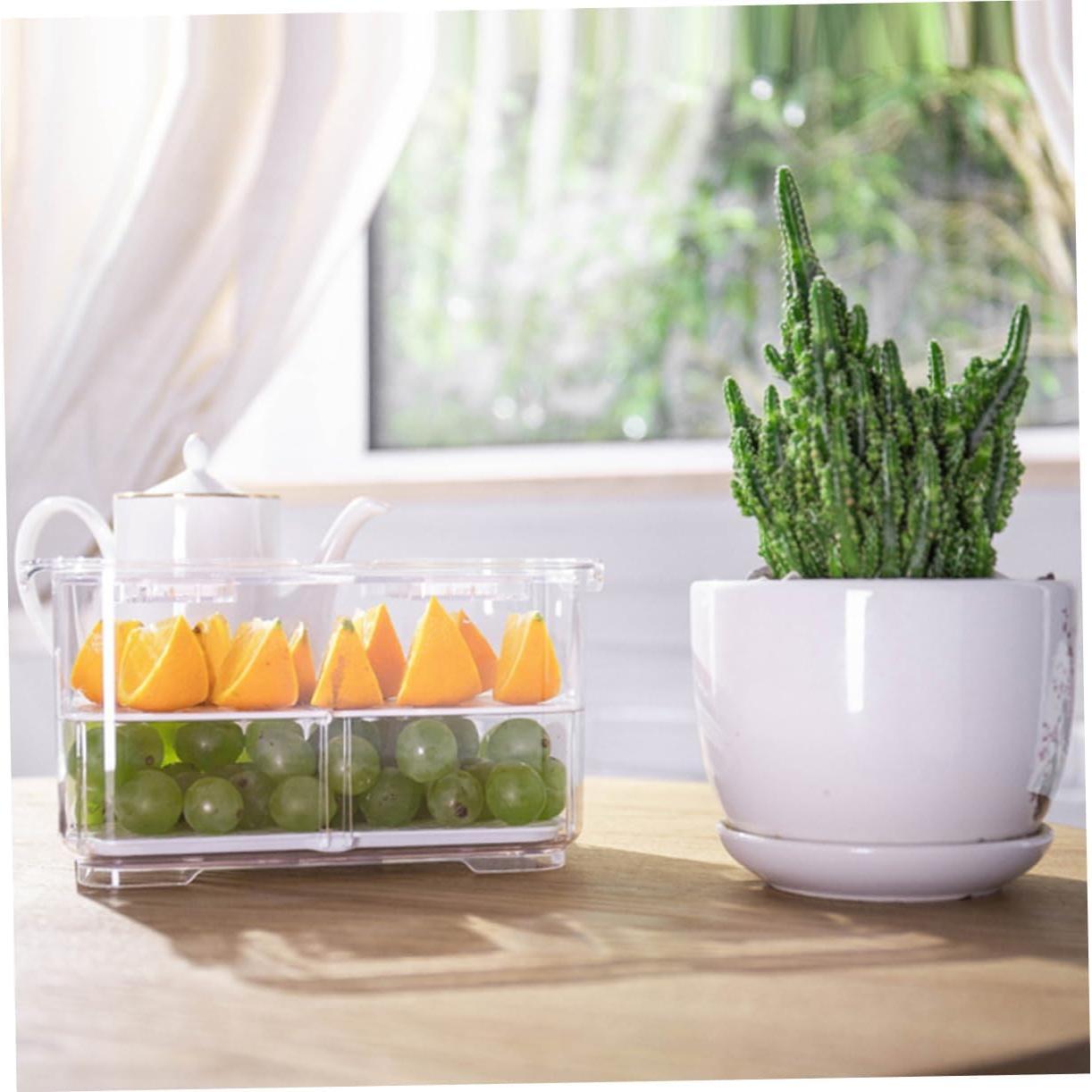 Caja de Almacenamiento Sellada AUTSUPPL 23.3x12.7 cm para Frutas y Verduras