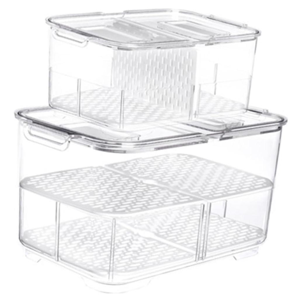 Caja de Almacenamiento Sellada Ciieeo 23.3x12.2cm Plástico