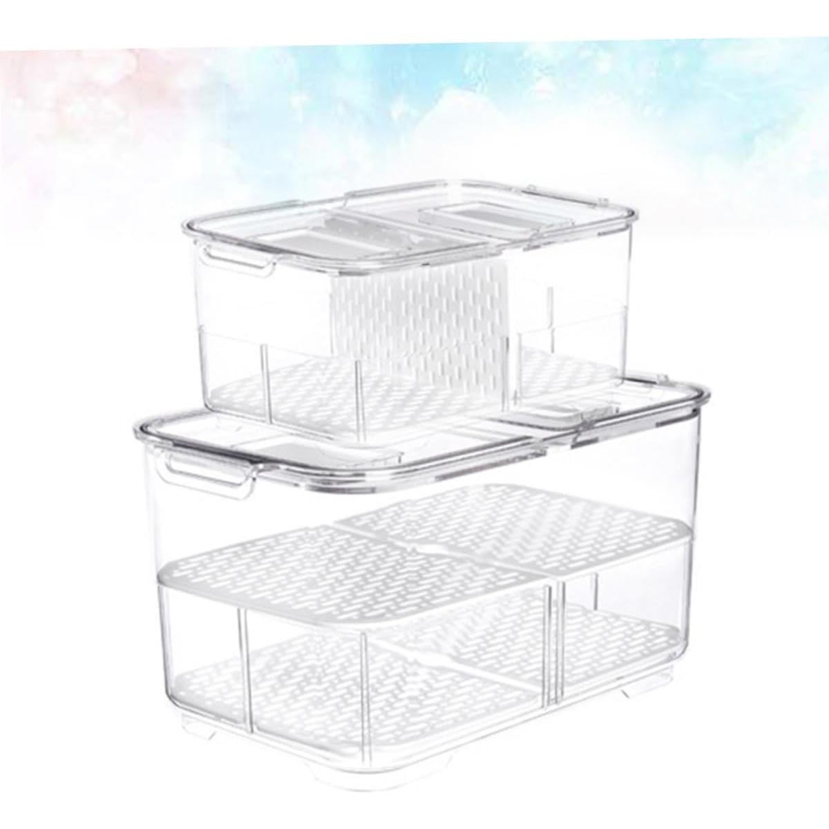 Caja de Almacenamiento Sellada Ciieeo 23.3x12.2cm Plástico