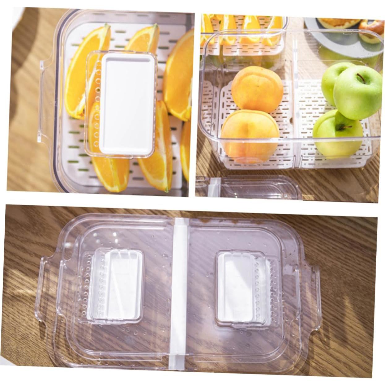 Caja de almacenamiento de frutas y verduras Cabilock 23.3x14.7cm