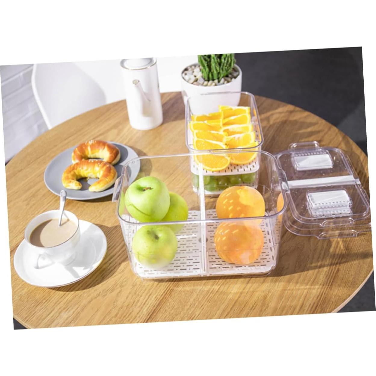 Caja de almacenamiento de frutas y verduras Cabilock 23.3x14.7cm