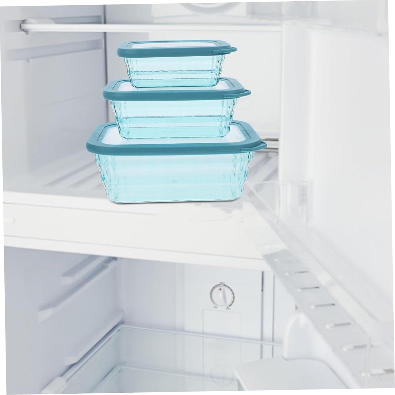 Juego de 3 cajas de almacenamiento de alimentos VILLFUL 24x17cm