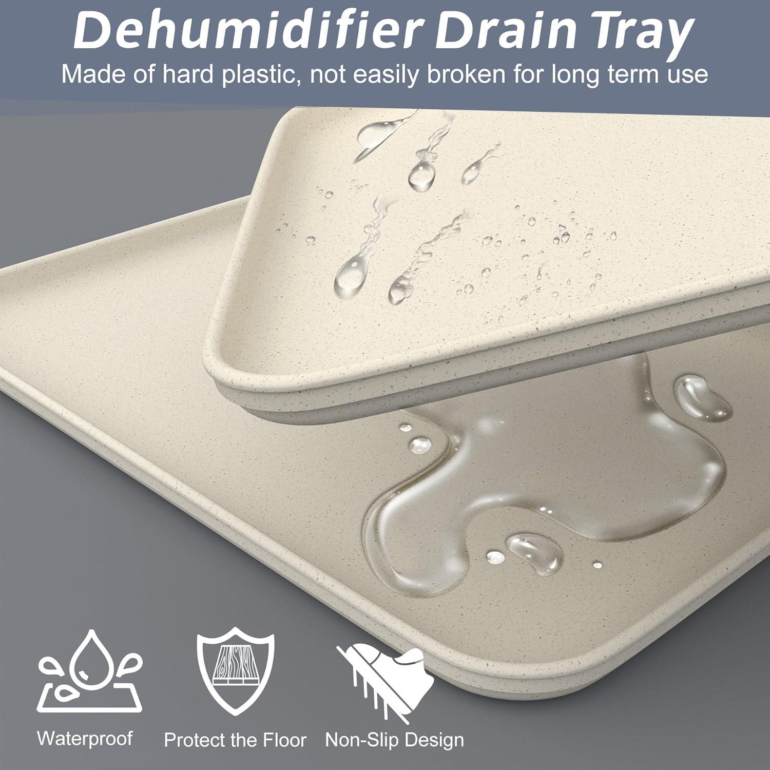 Bandeja de Goteo Flamorrow para Deshumidificadores Pequeños 28x19cm