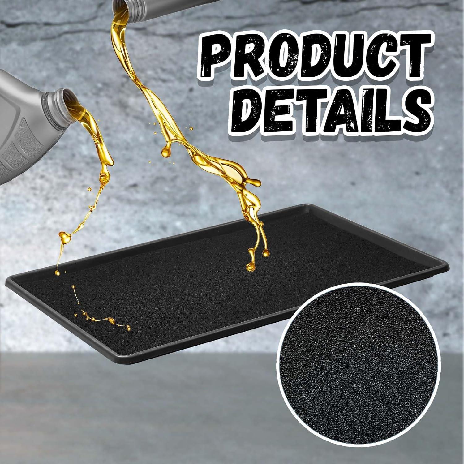 Bandeja de Drenaje de Aceite Uiifan 90x60 cm con Almohadilla